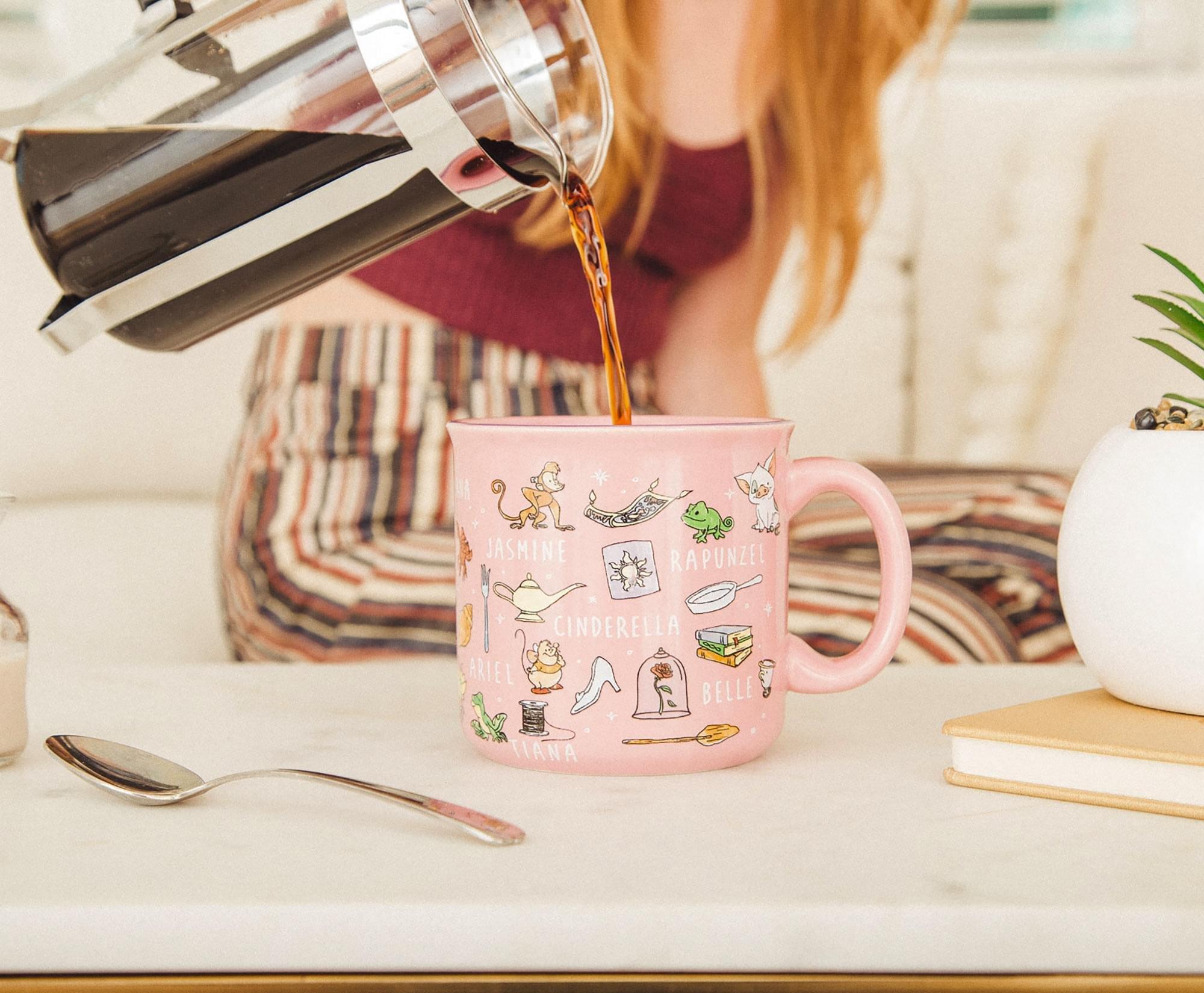 Disney Princess Icons 20 oz Ceramic Camper Mug