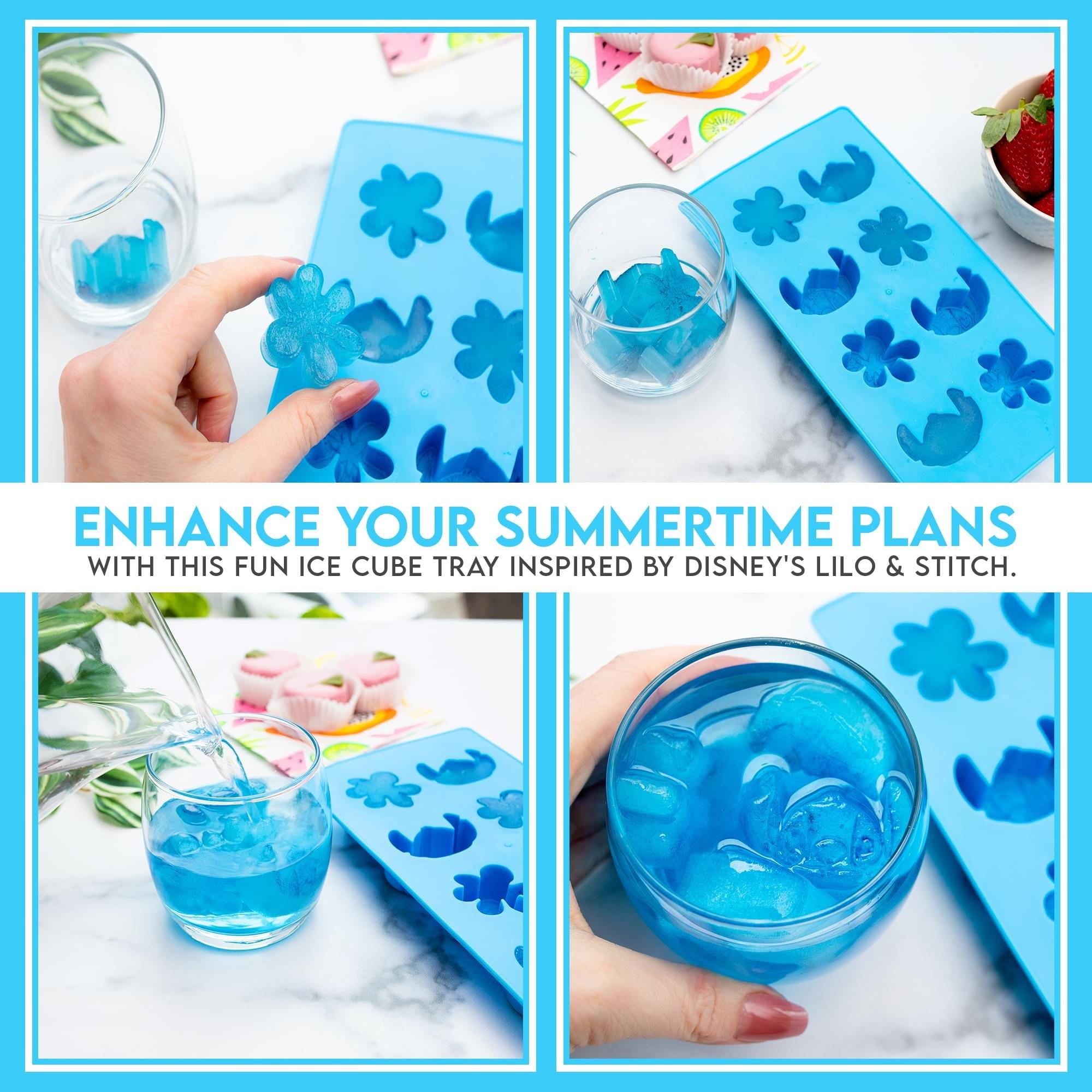 Disney Lilo and Stitch Silicone Mold Ice Cube Tray - 8 Cubes