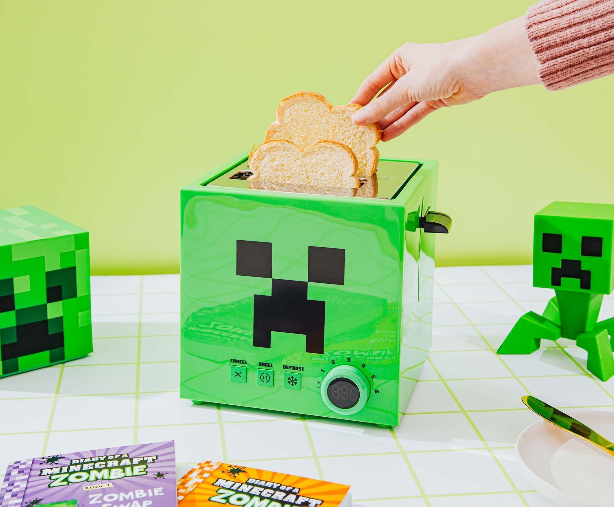 Minecraft Green Creeper Toaster