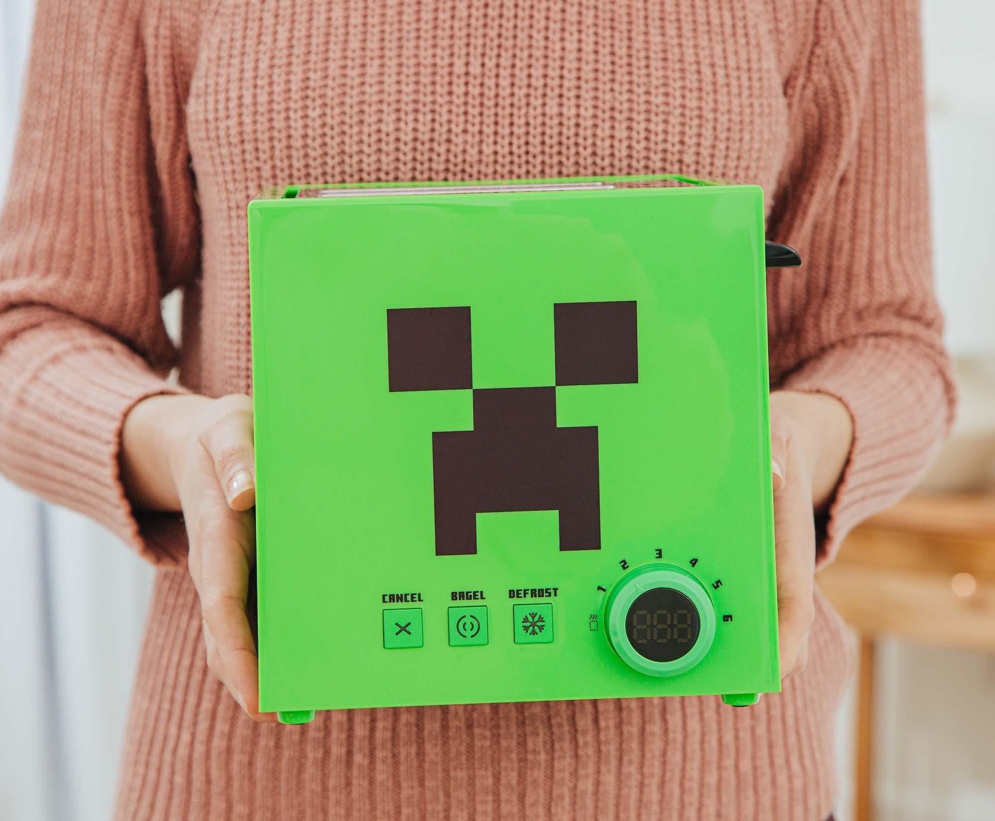 Minecraft Green Creeper Toaster