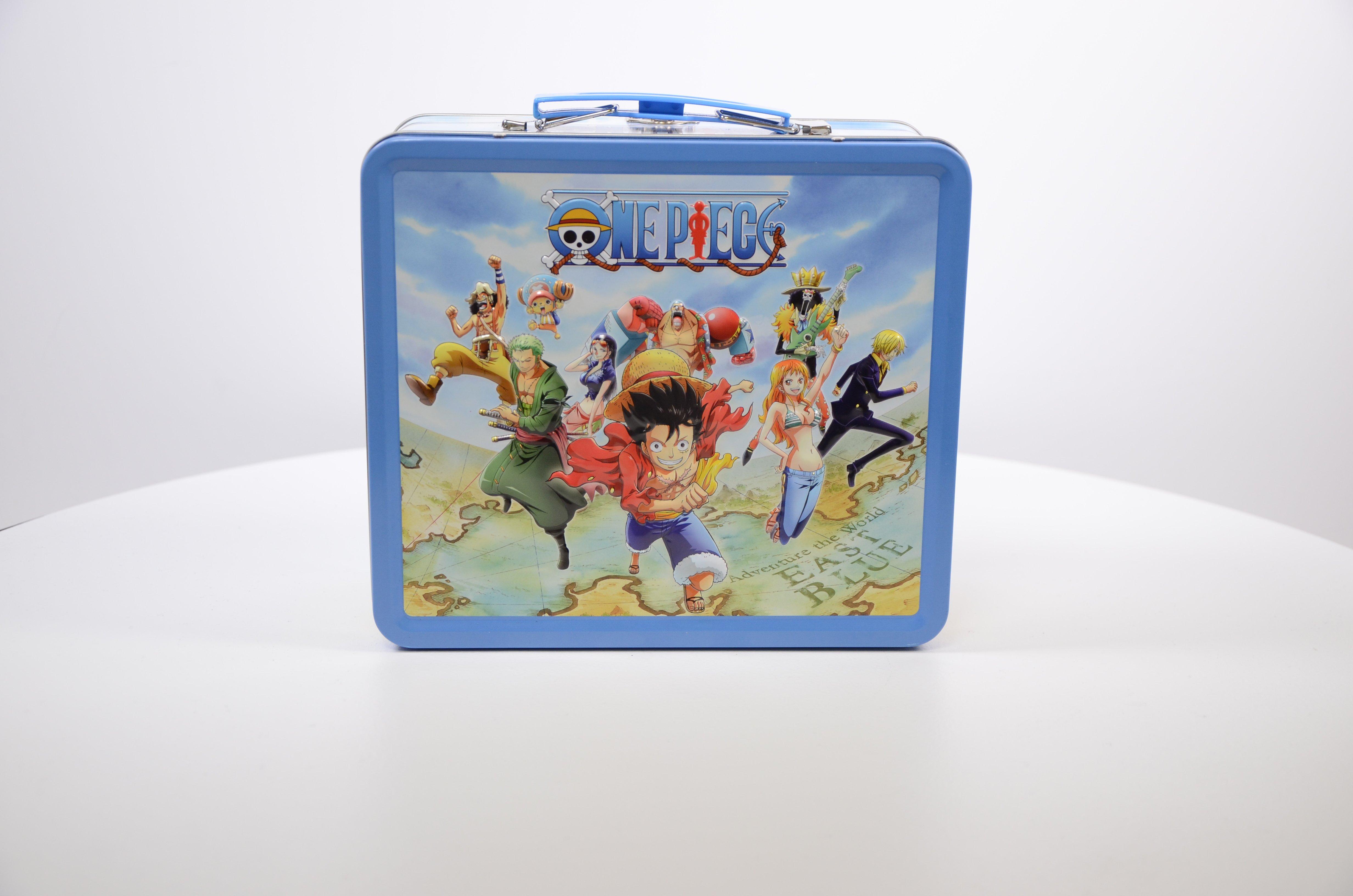 One Piece Tin Titans Lunch Box with Beverage Container GameStop Exclusive