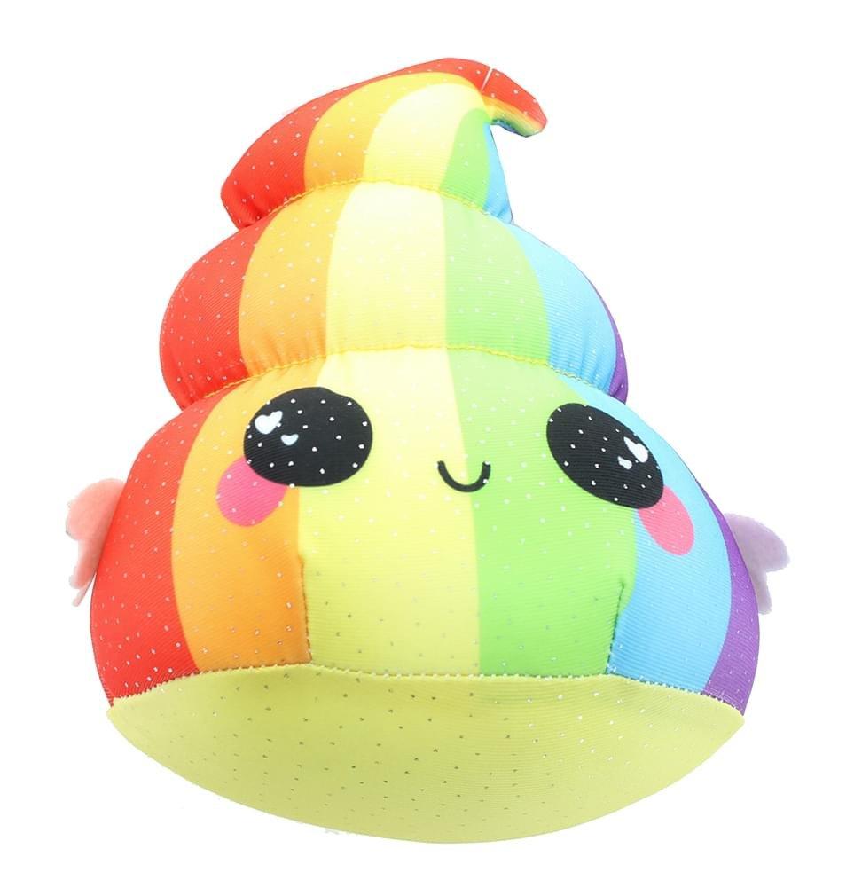 Toynk Glitter Galaxy Rainbow Poop 6-in Collectible Plush