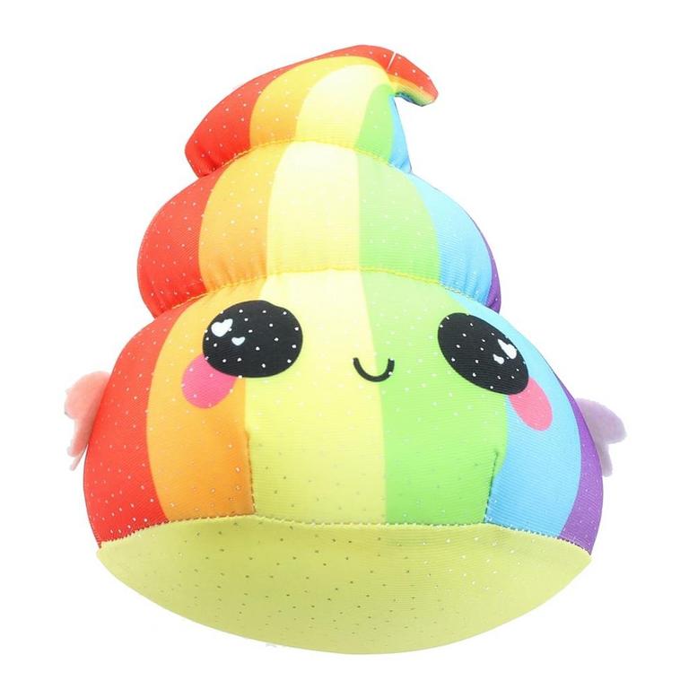 Glitter Galaxy Rainbow Poop 6-in Collectible Plush