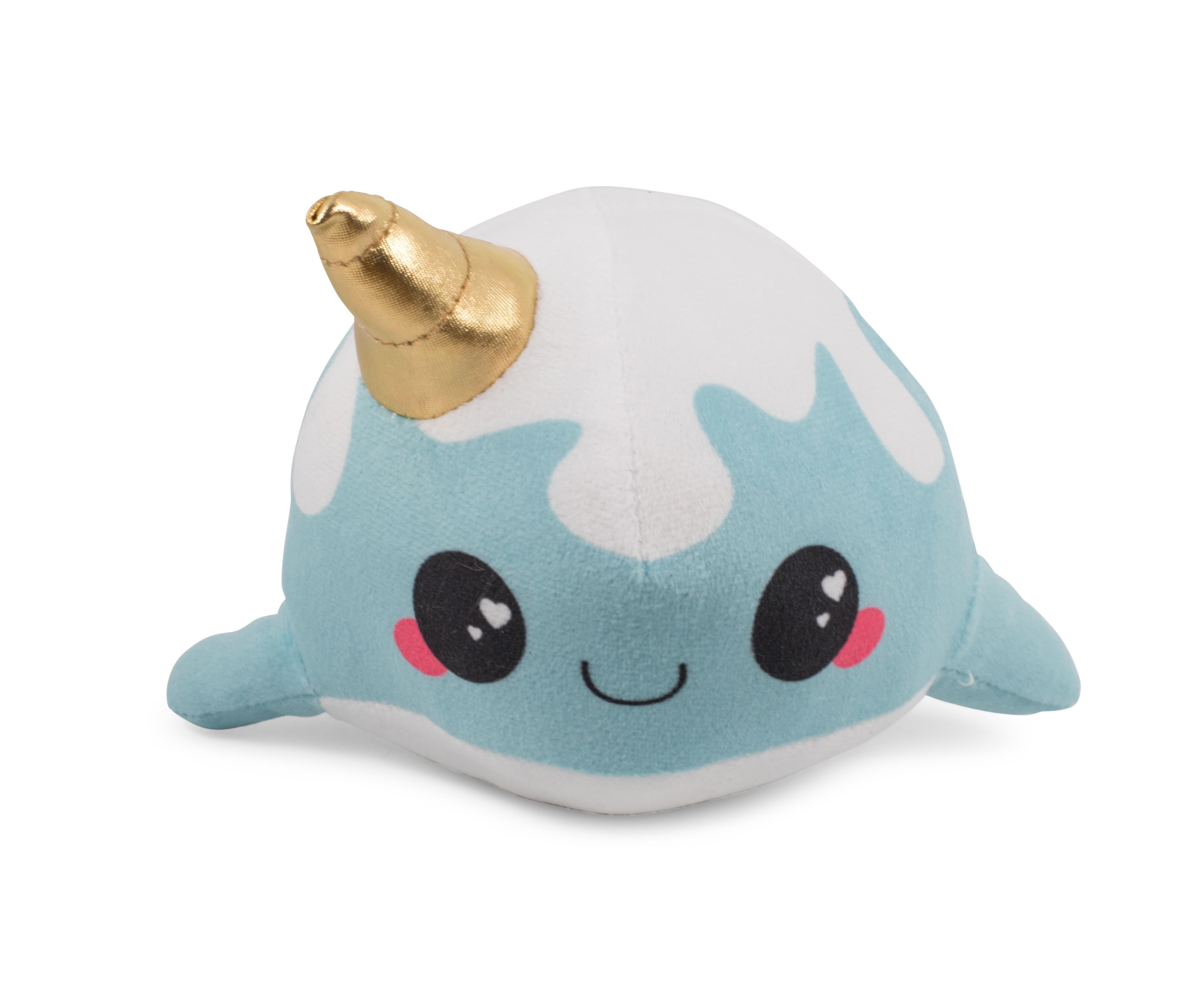 Glitter Galaxy Blue Narwhal 6-in Collectible Plush