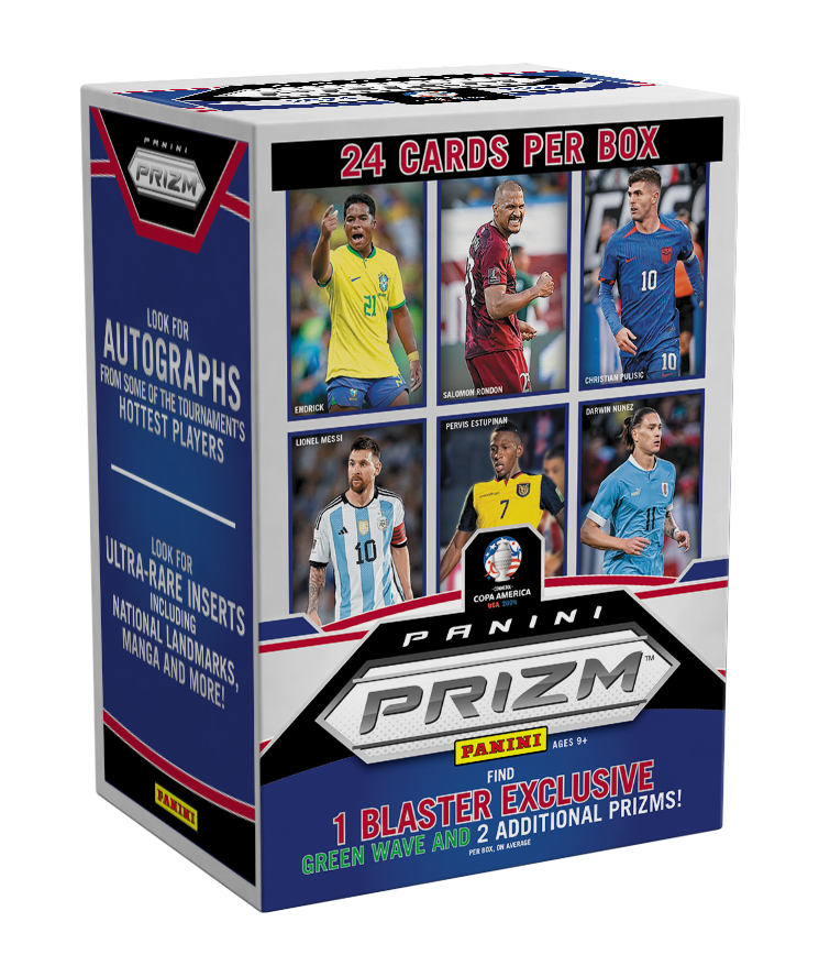 2023-24 Panini Prizm Copa America Soccer Trading Cards Blaster Box |  GameStop