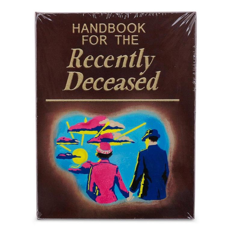 USAOPOLY Beetlejuice Handbook for The Recently Deceased – Puzzle de 1000 pièces | Puzzle de collection avec livre de fiction de Tim Burton Film, multicolore, PZ010 740 HT2100 06