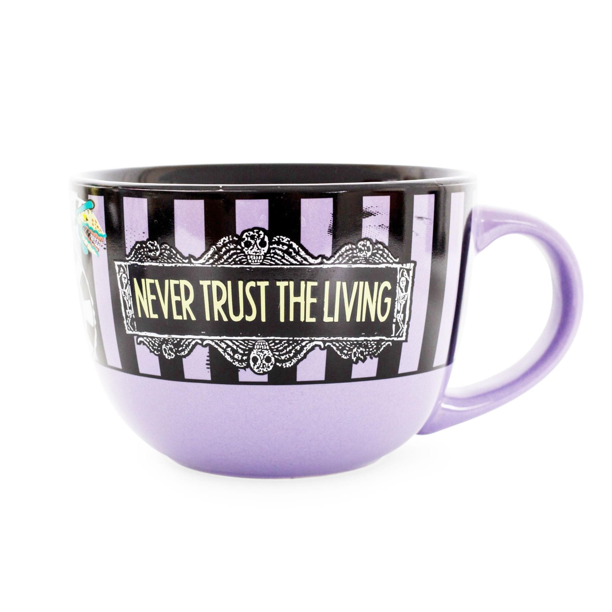 Beetlejuice Sandworm Never Trust the Living 24 oz Ceramic Soup Mug
