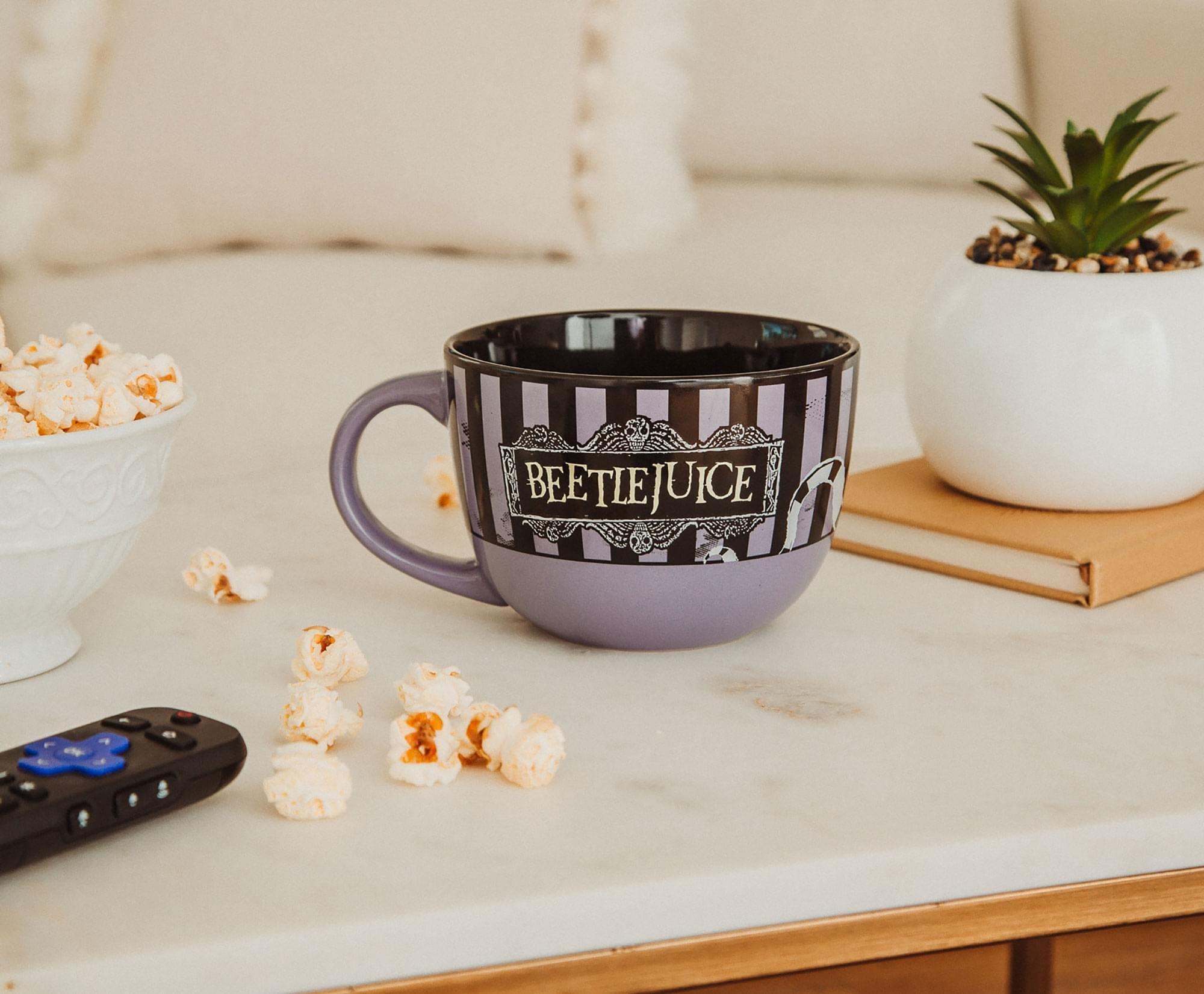 Beetlejuice Sandworm Never Trust the Living 24 oz Ceramic Soup Mug