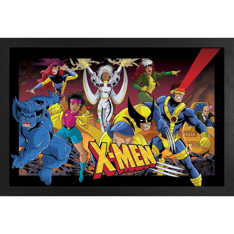 エックスメン　アートパネル X-Men Group 11-in x 17-in Wall Art | GameStop
