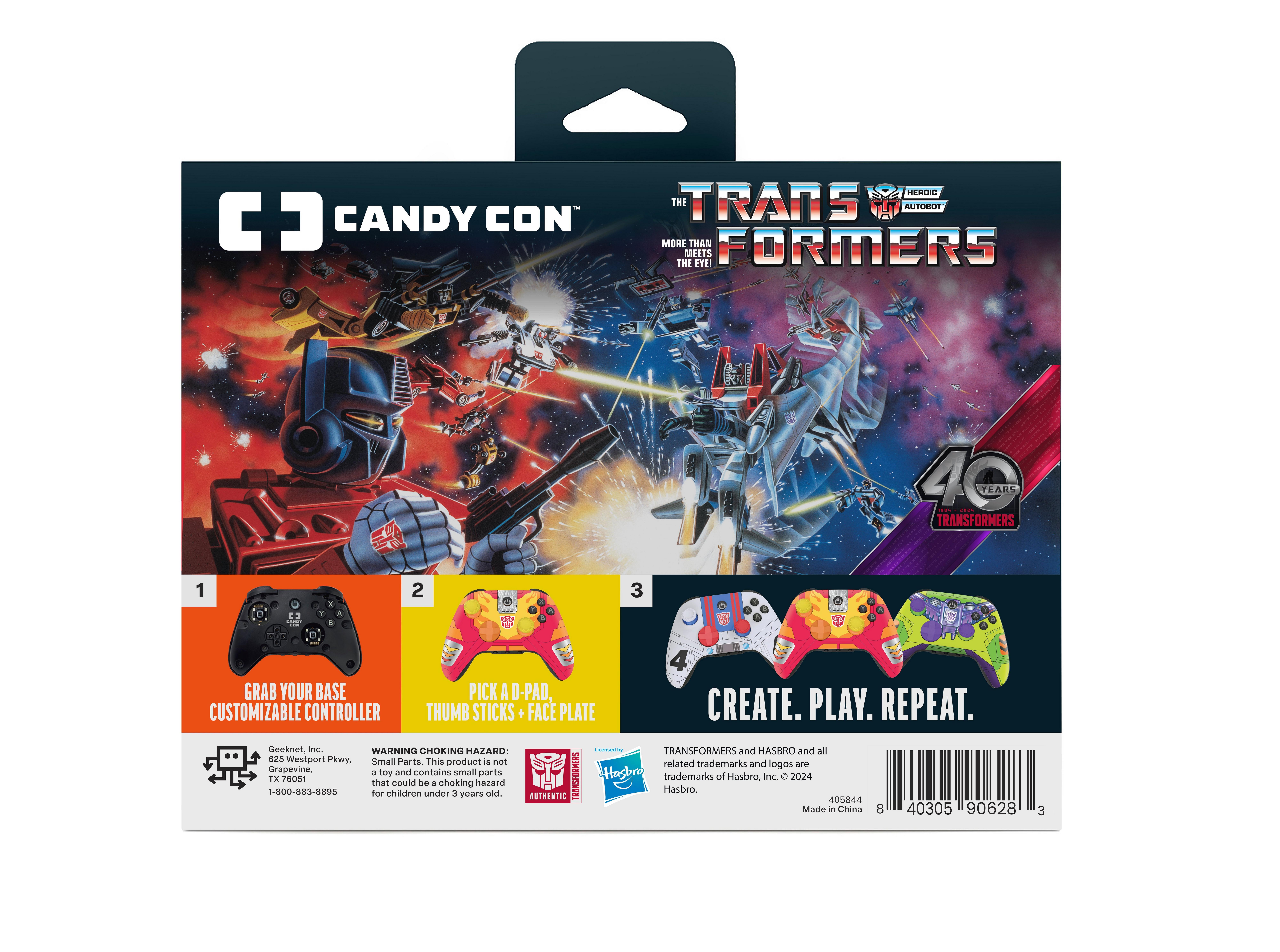 CANDY CON Transformers Combo Pack Licensed Controller Kit GameStop Exclusive Transformers Hot Rod
