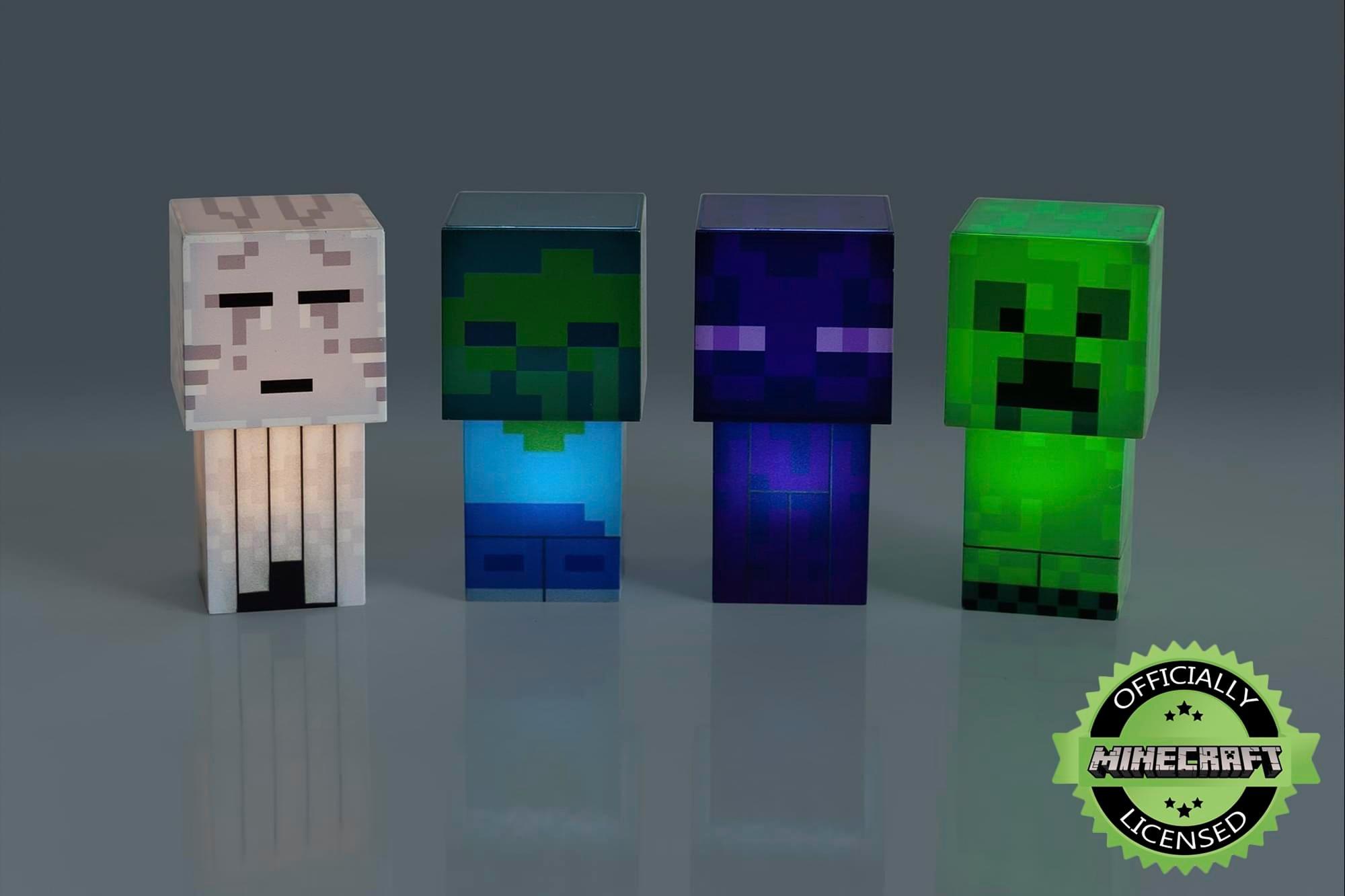 Minecraft Mini Mob 4-Piece Figure Mood Light Set