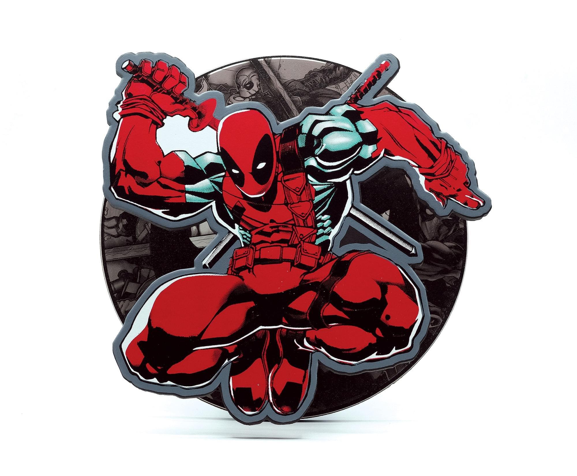 Marvel Comics Deadpool Grab Your Sword 3D 9-in Wall Wobbler Art