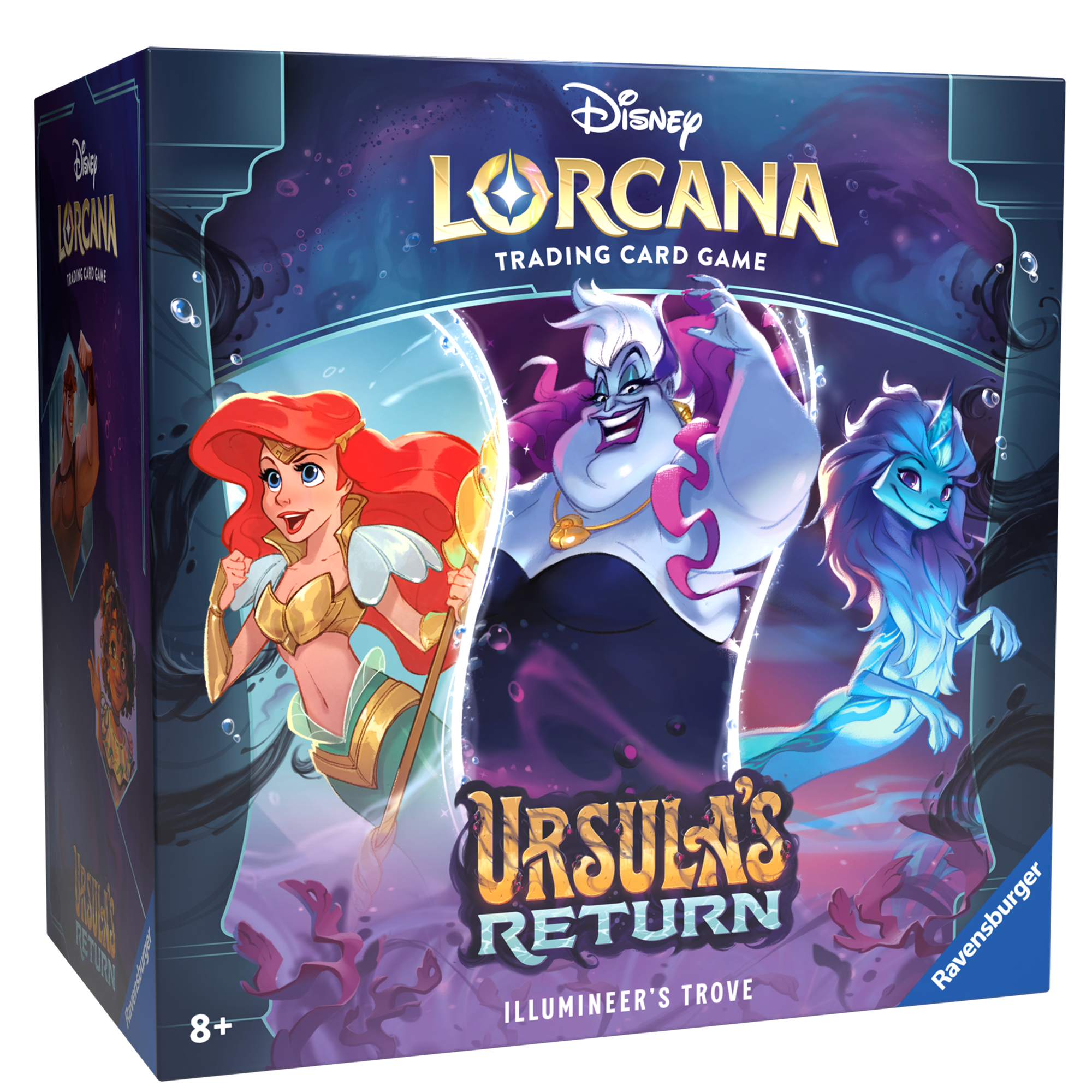 Disney Lorcana: Ursula's Return Chapter 4 Illumineer's Trove (8 Booster Packs)