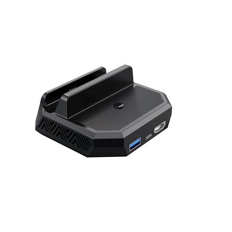 GameStop Nintendo Switch TV Stand and Charging Dock with Game Cube Controller Ports V2