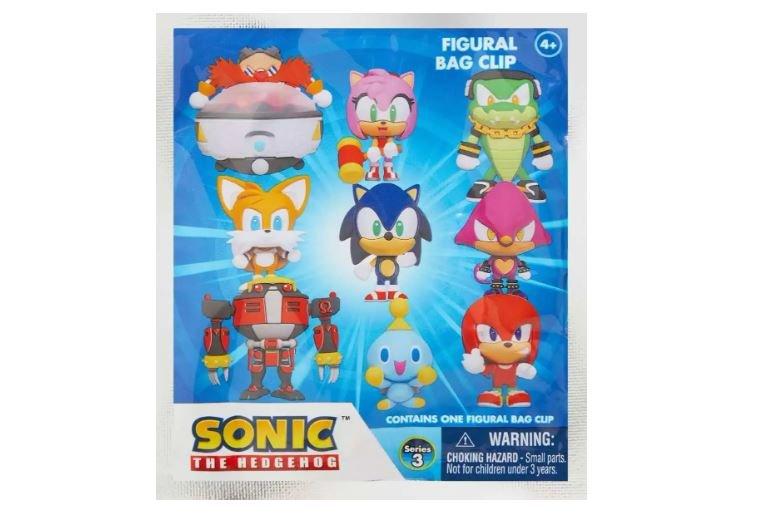 Monogram Sonic the Hedgehog 3D Foam Bag Clip Blind Bag Series 1