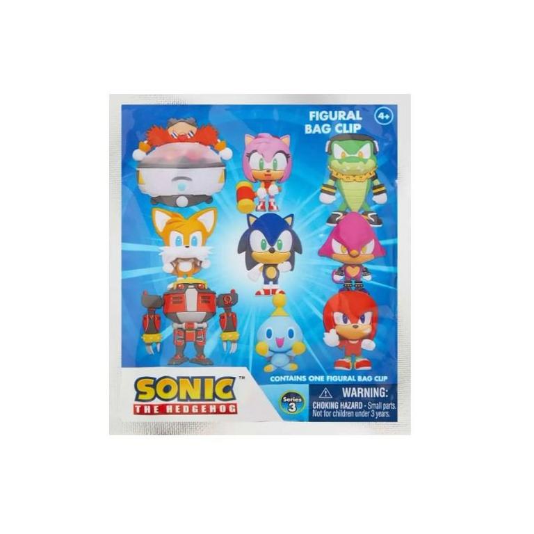 Sonic the Hedgehog 3D Foam Bag Clip Blind Bag Series 1 (Styles May
