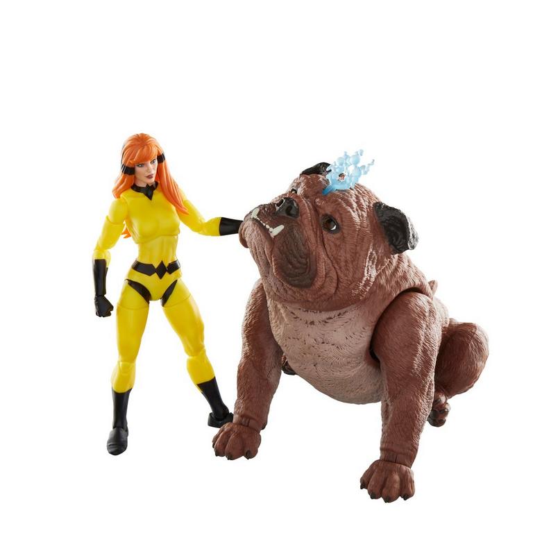 マーベルレジェンドCRYSTAL LOCKJAWセット Hasbro Marvel Legends Marvel's Crystal and Lockjaw Figure