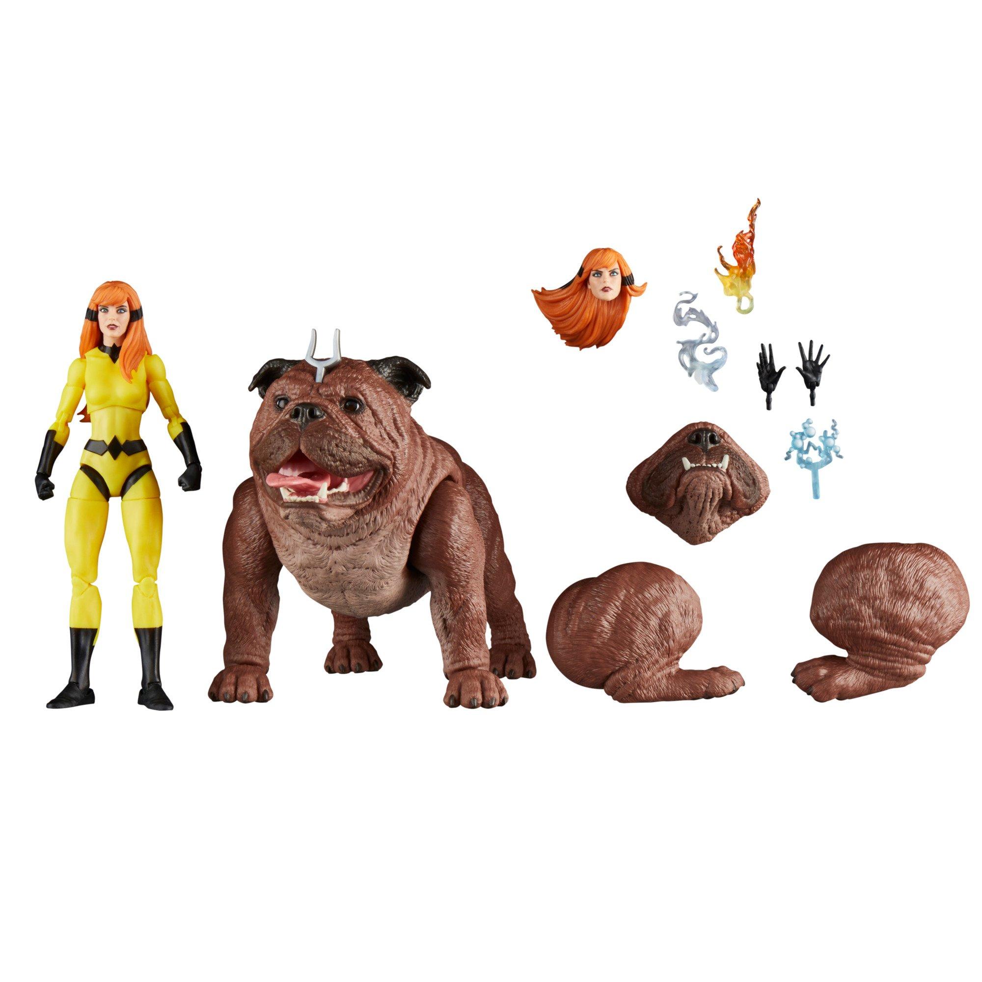 Hasbro Marvel Legends Marvel's Crystal and Lockjaw Figure