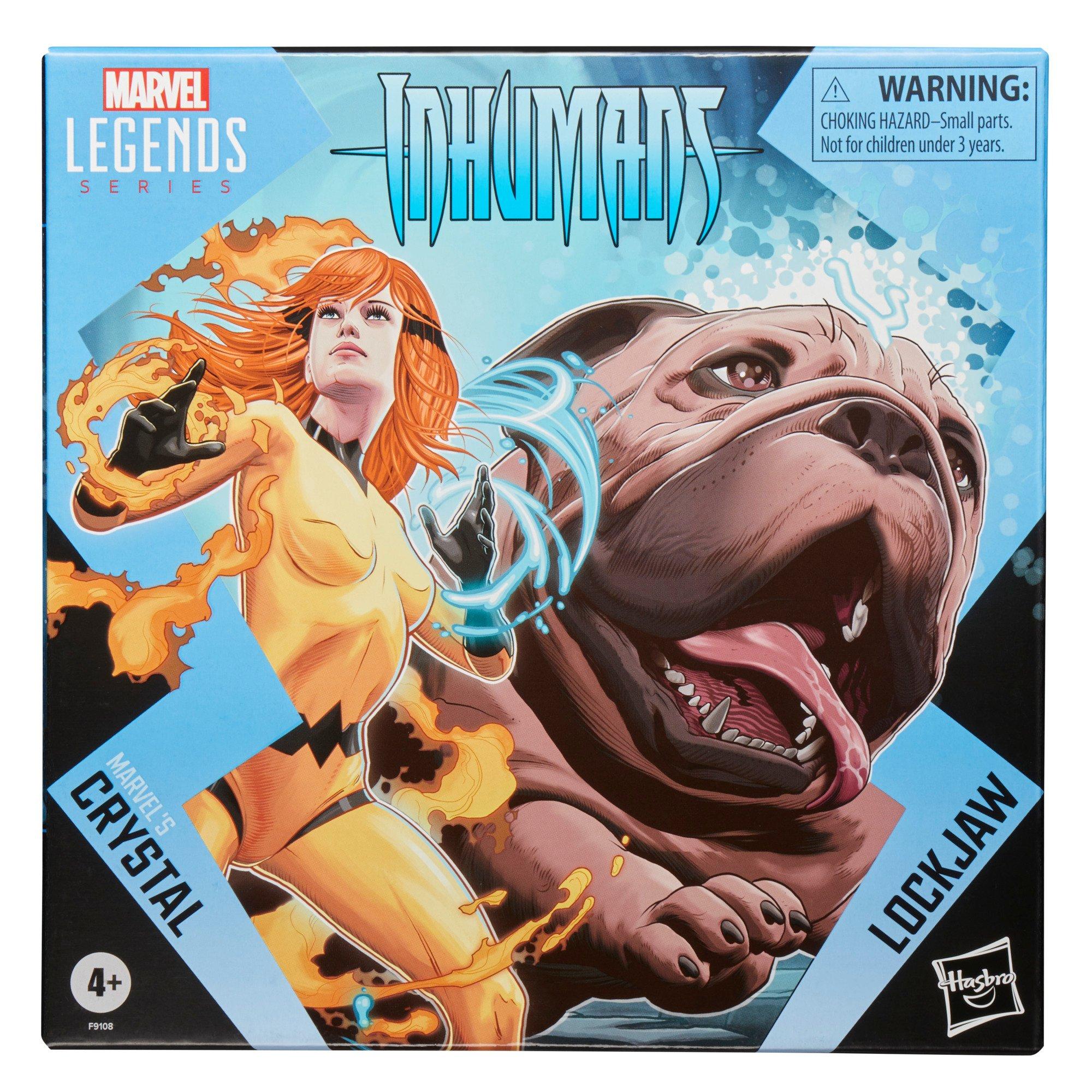 Amazon.com: Marvel Legends Series Crystal and Lockjaw