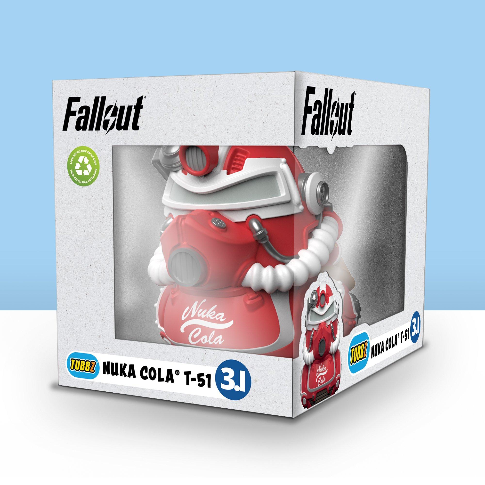 Tubbz Fallout Nuka Cola T-51 Armor 3.54-in Rubber Duck Figure Boxed Tubbz Edition