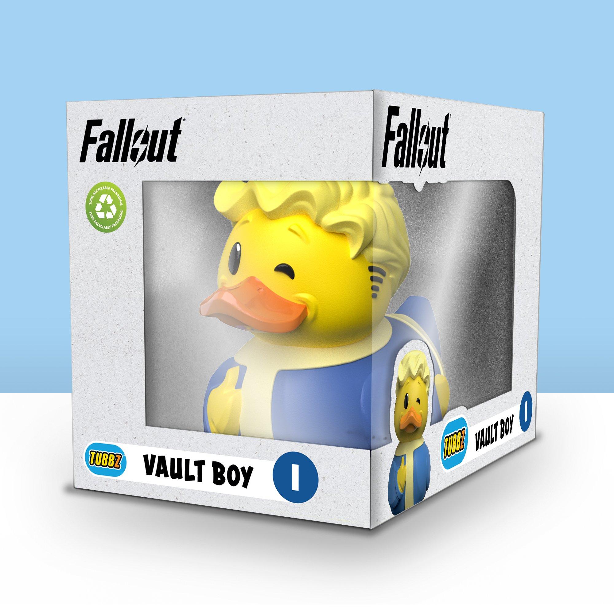 Tubbz Fallout Vault Boy 3.54-in Rubber Duck Figure Boxed Tubbz Edition