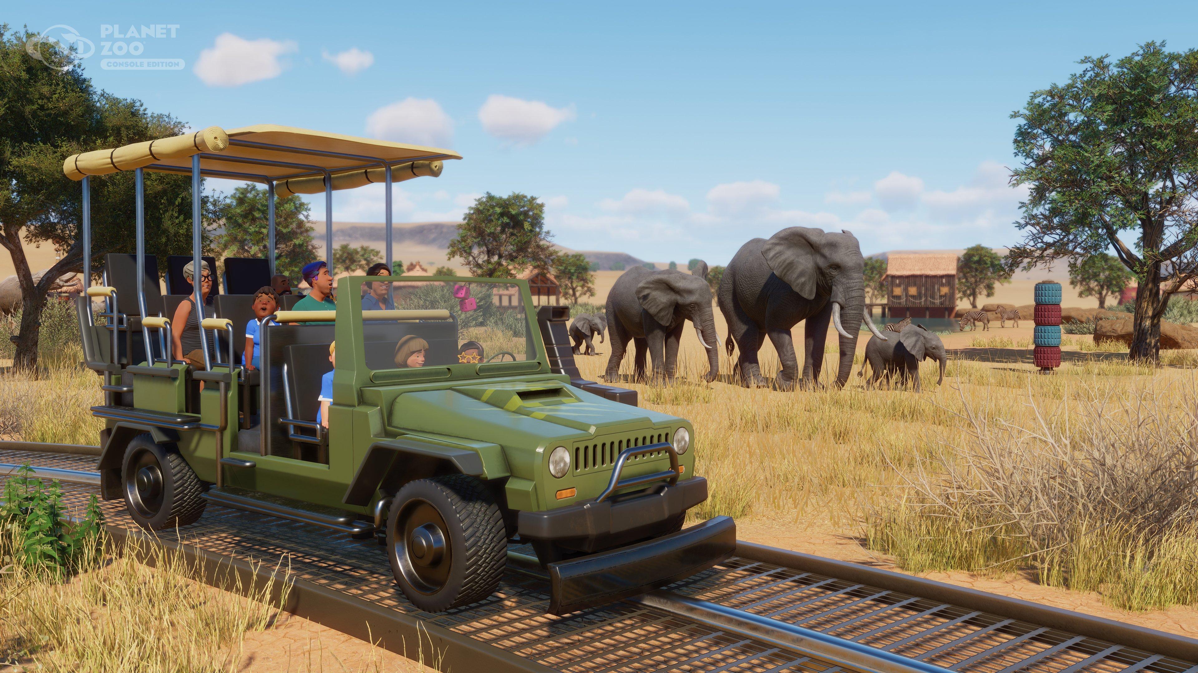 Players customizing their zoo layout and habitats in Planet Zoo.