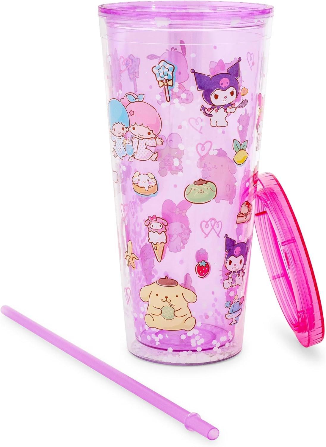 Sanrio Hello Kitty and Friends Toss Pattern 32oz Confetti Cold Cup