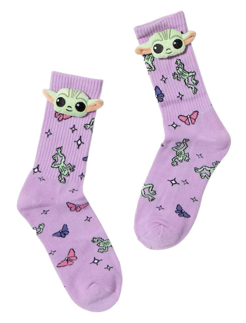 High Point Design Star Wars: The Mandolorian Grogu Plush Socks 1-Pack