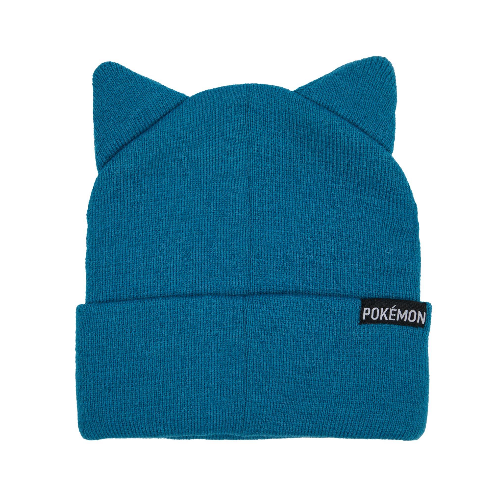 Pokemon Snorlax Big Face Cuff Beanie with Ears