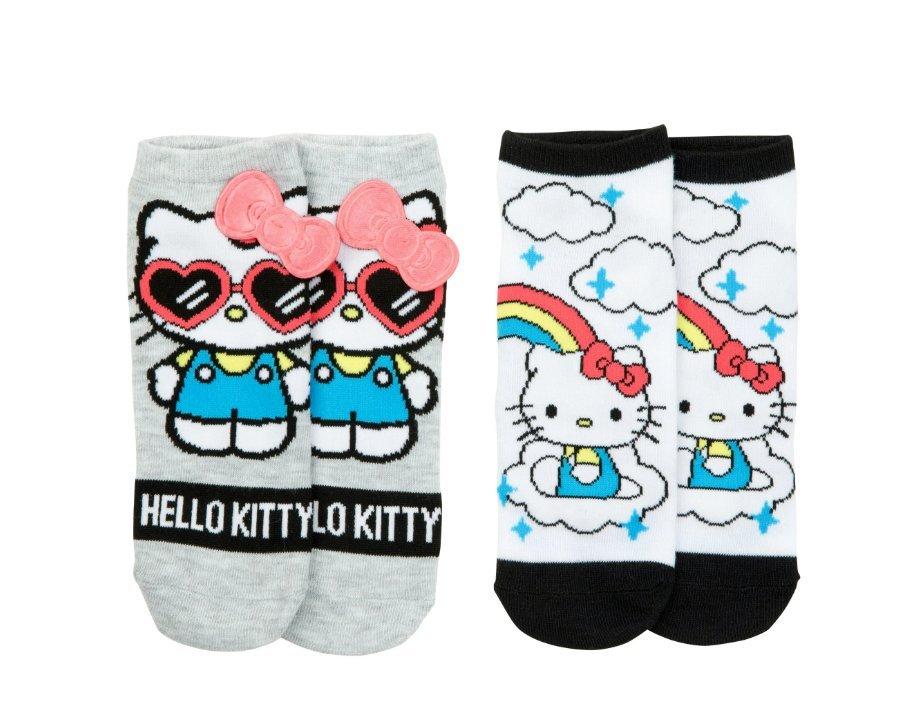 Sanrio Hello Kitty 3D Bow Ankle Socks 2-Pack