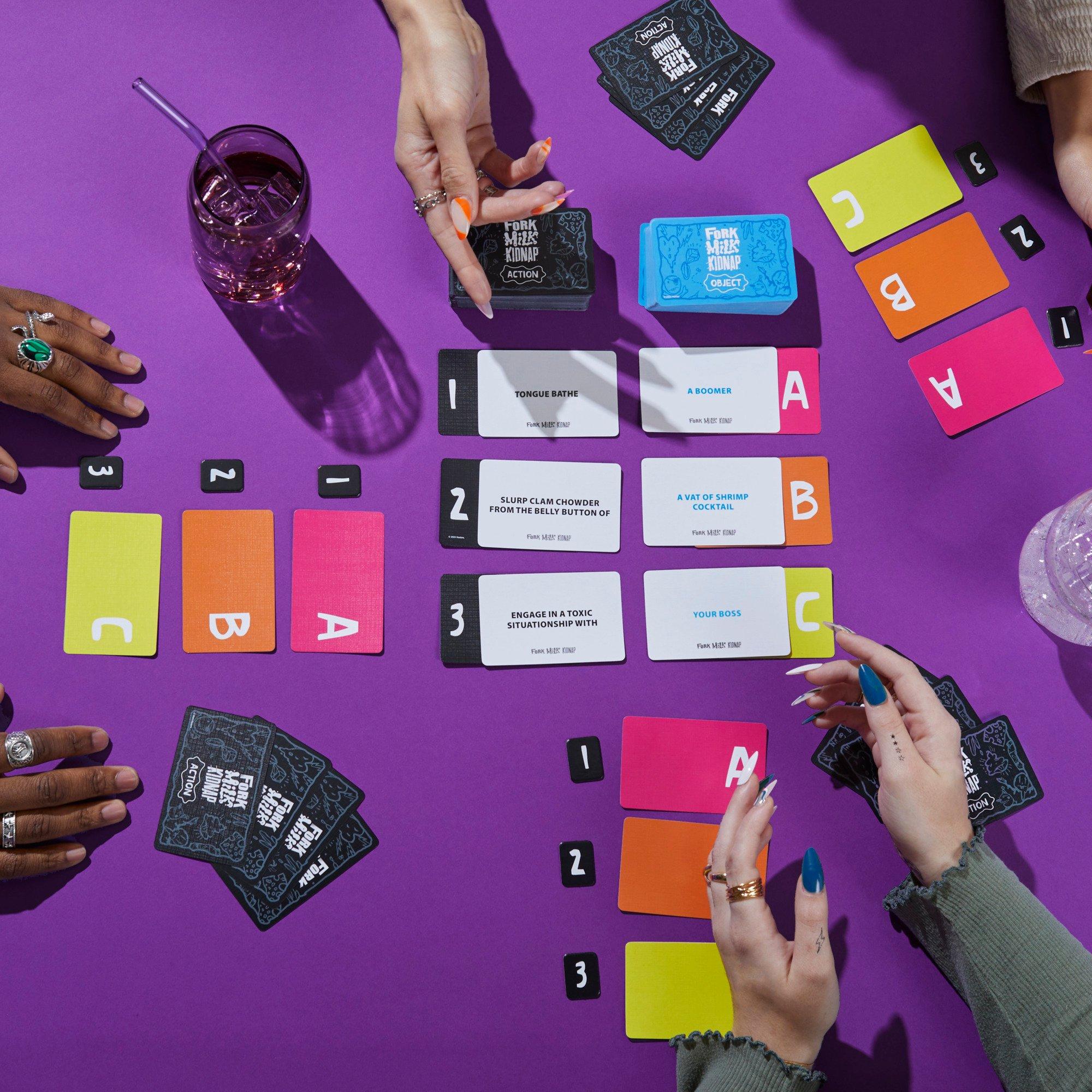 Fork Milk Kidnap Card Game