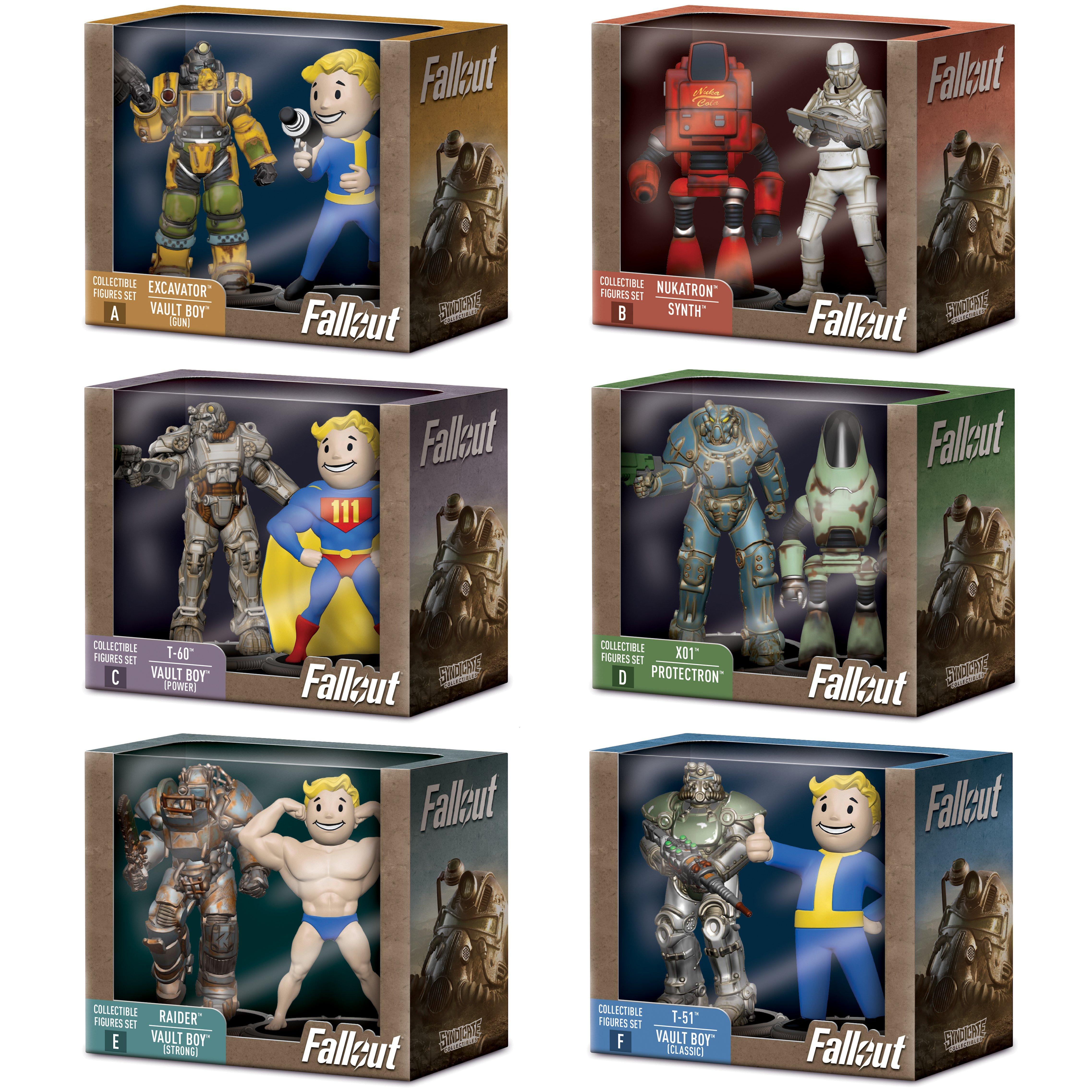 Toynk Fallout (Build-A-Figure -Deathclaw) Collectible Figures Set 12 ...