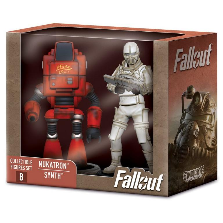 Fallout Nukatron and Synth (Build-A-Figure - Deathclaw) 3-in
