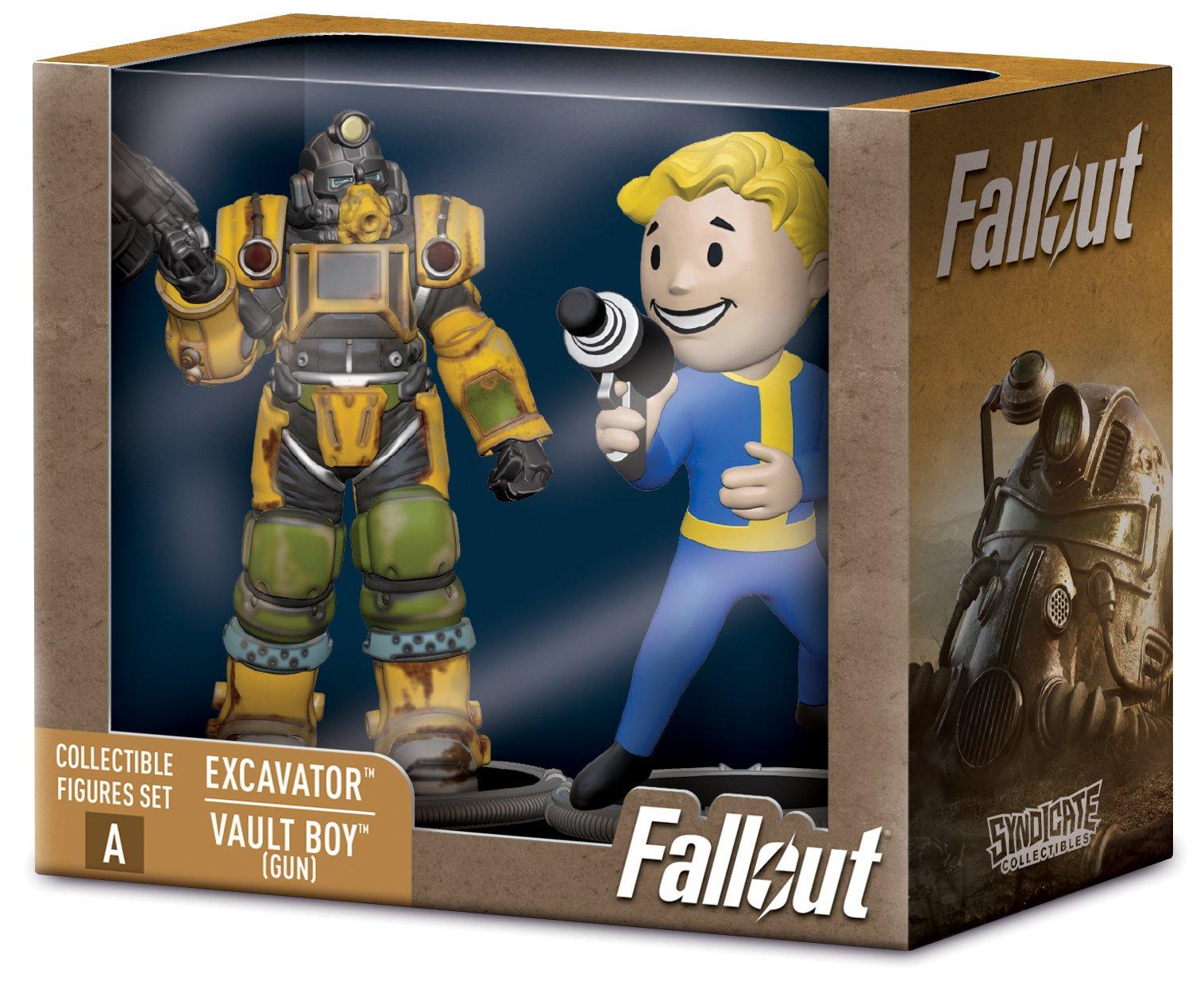 Toynk Fallout Excavator and Vault Boy (Gun) (Build-A-Figure - Deathclaw) 3-in  Action Figure Set | Hamilton Place