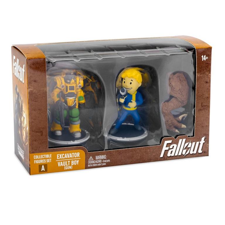 Fallout Excavator and Vault Boy (Gun) (Build-A-Figure Fallout Excavator and Vault Boy (Gun) (Build-A-Figure