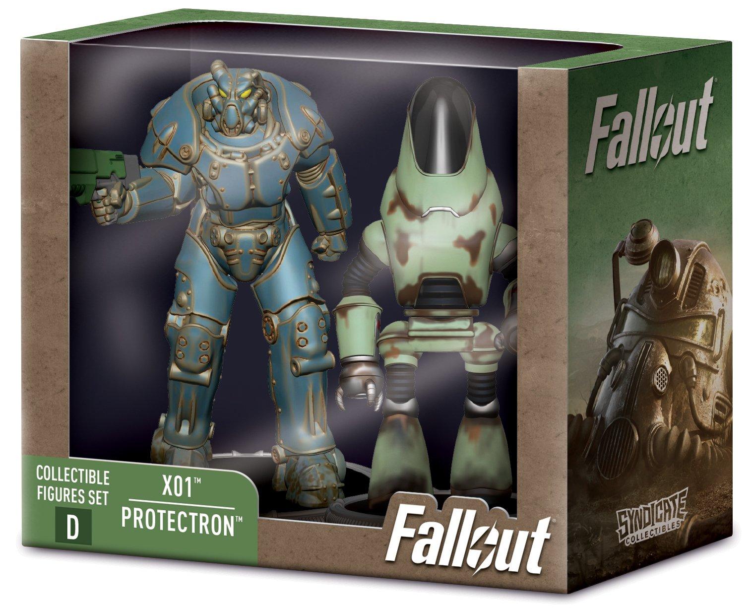 Toynk Fallout X01 and Protectron (Build-A-Figure -Deathclaw) 3-in ...