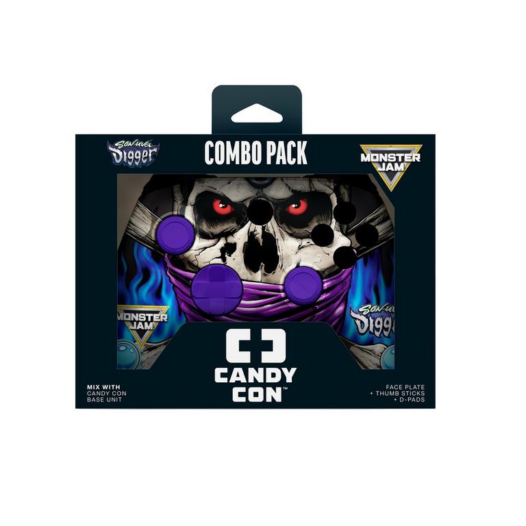 CANDY CON Monster Jam Son Uva Combo Pack Licensed Controller Kit GameStop Exclusive