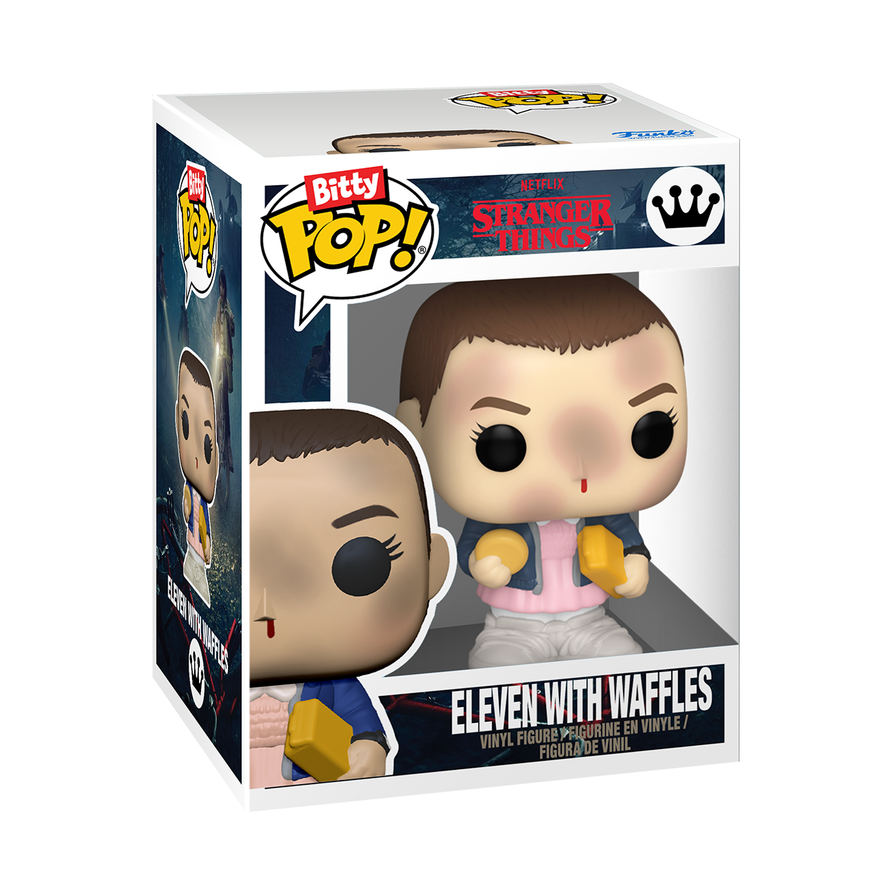 Funko Bitty POP! Stranger Things Vinyl Figure Set 4-Pack (Eleven with Eggos, Mike, Jonathan