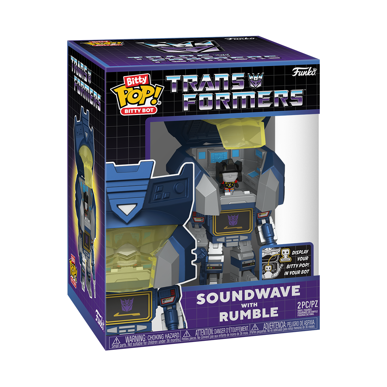 Funko pop game shops stop edition sound wave transformer