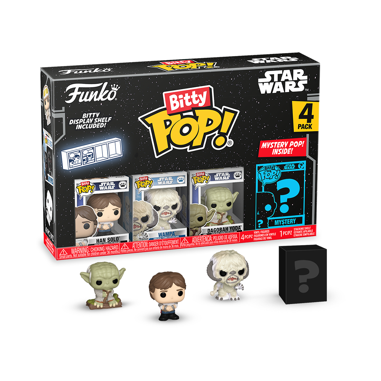 Funko Bitty POP! Star Wars Vinyl Figure Set 4-Pack (Han Solo