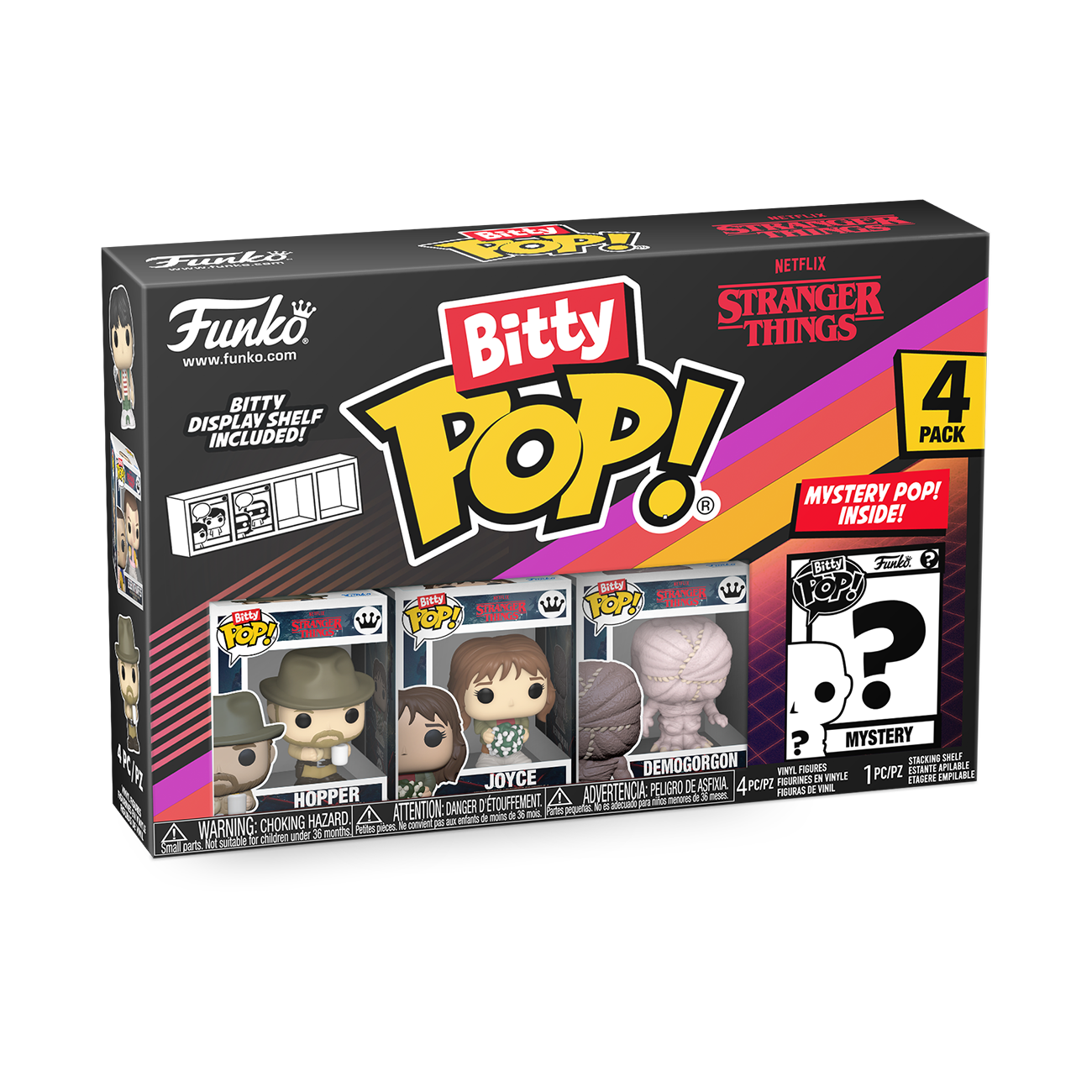 Funko Bitty POP! Stranger Things Vinyl Figure Set 4-Pack