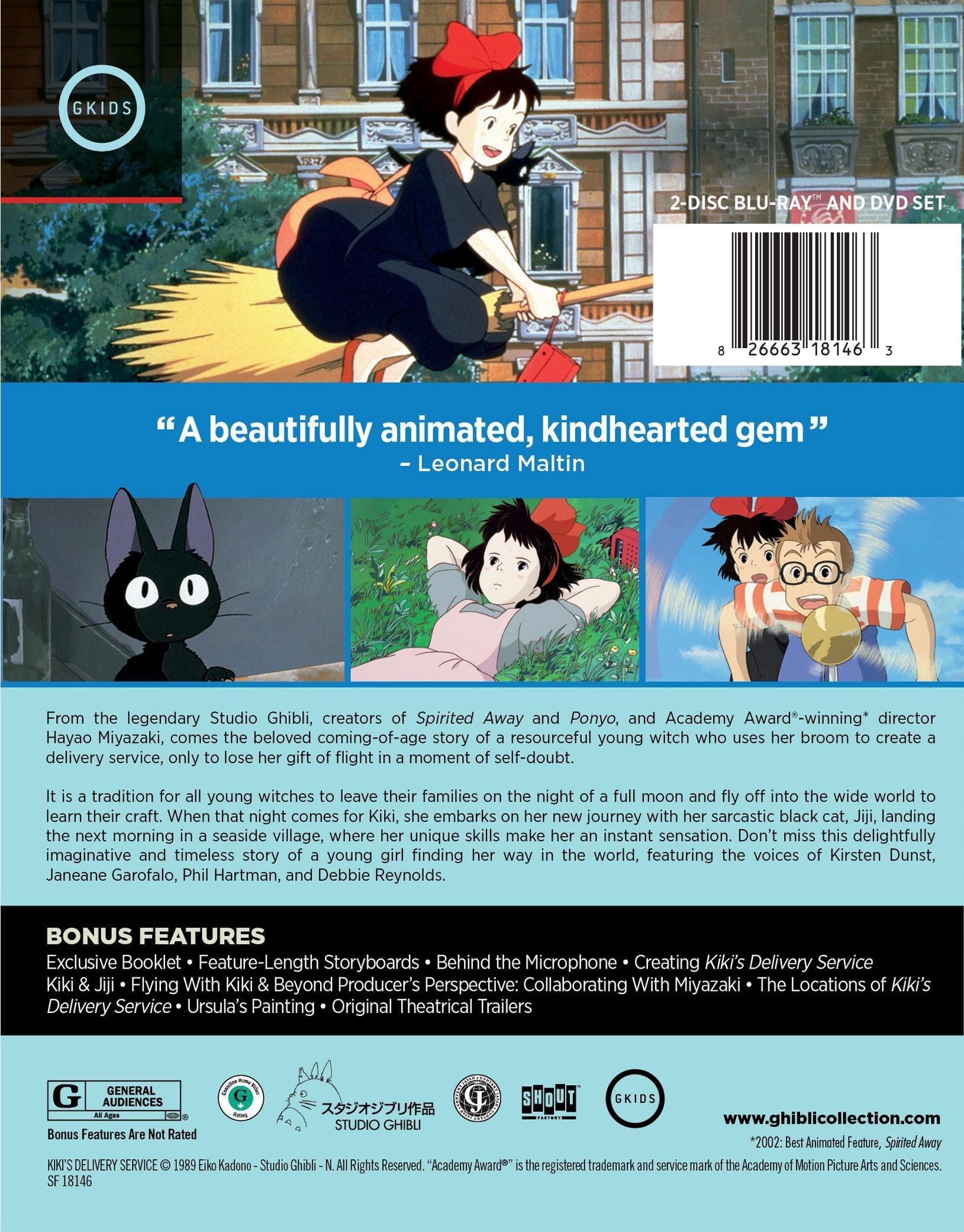 Kiki's Delivery Service Movie - Blu-ray and DVD