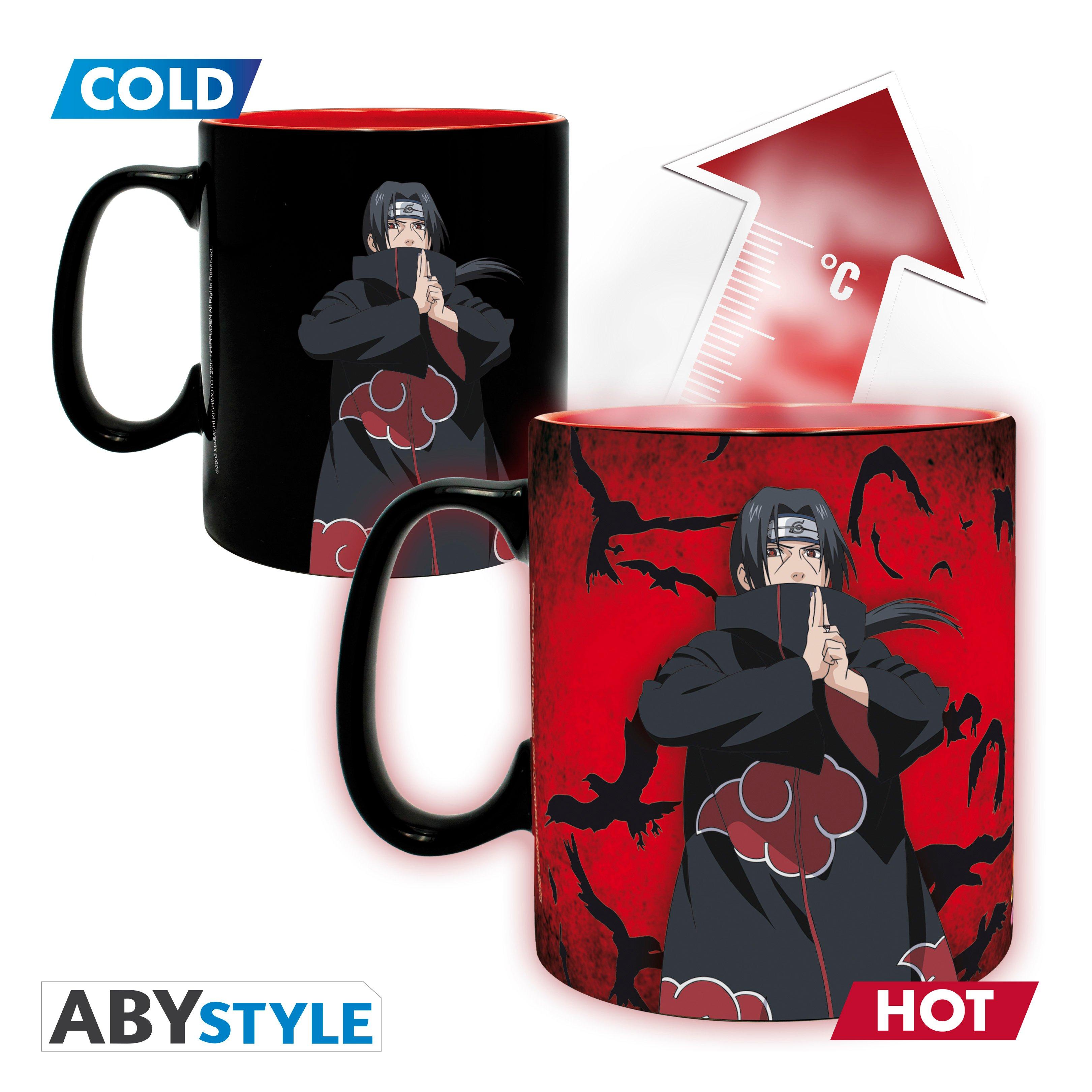 ABYstyle Naruto Shippuden Sharingan Magic Mug and Coaster Gift Set