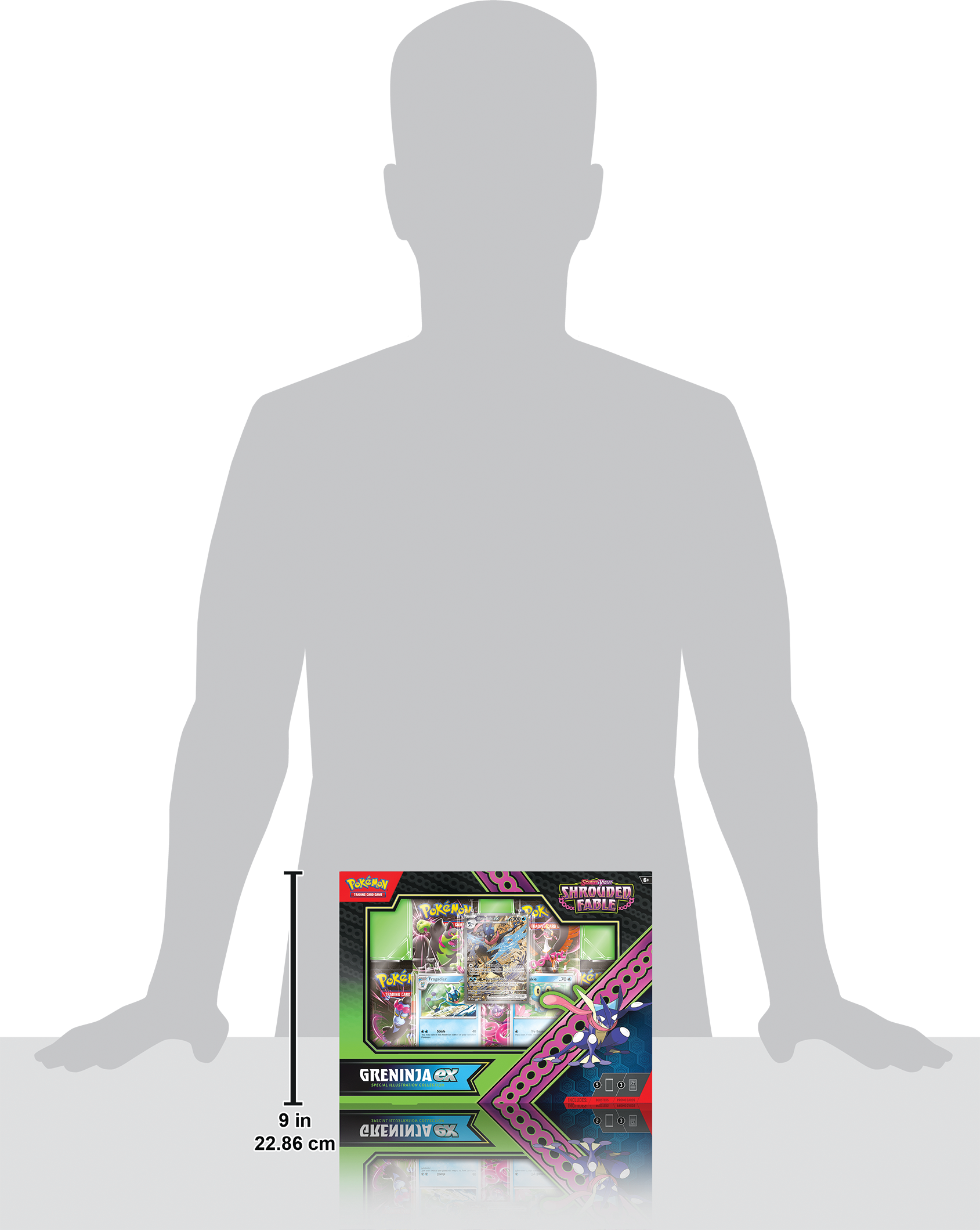 Pokemon Trading Card Game: Scarlet and Violet Shrouded Fable Kingdra ex or Greninja ex Special Illustration Collection (Styles May Vary