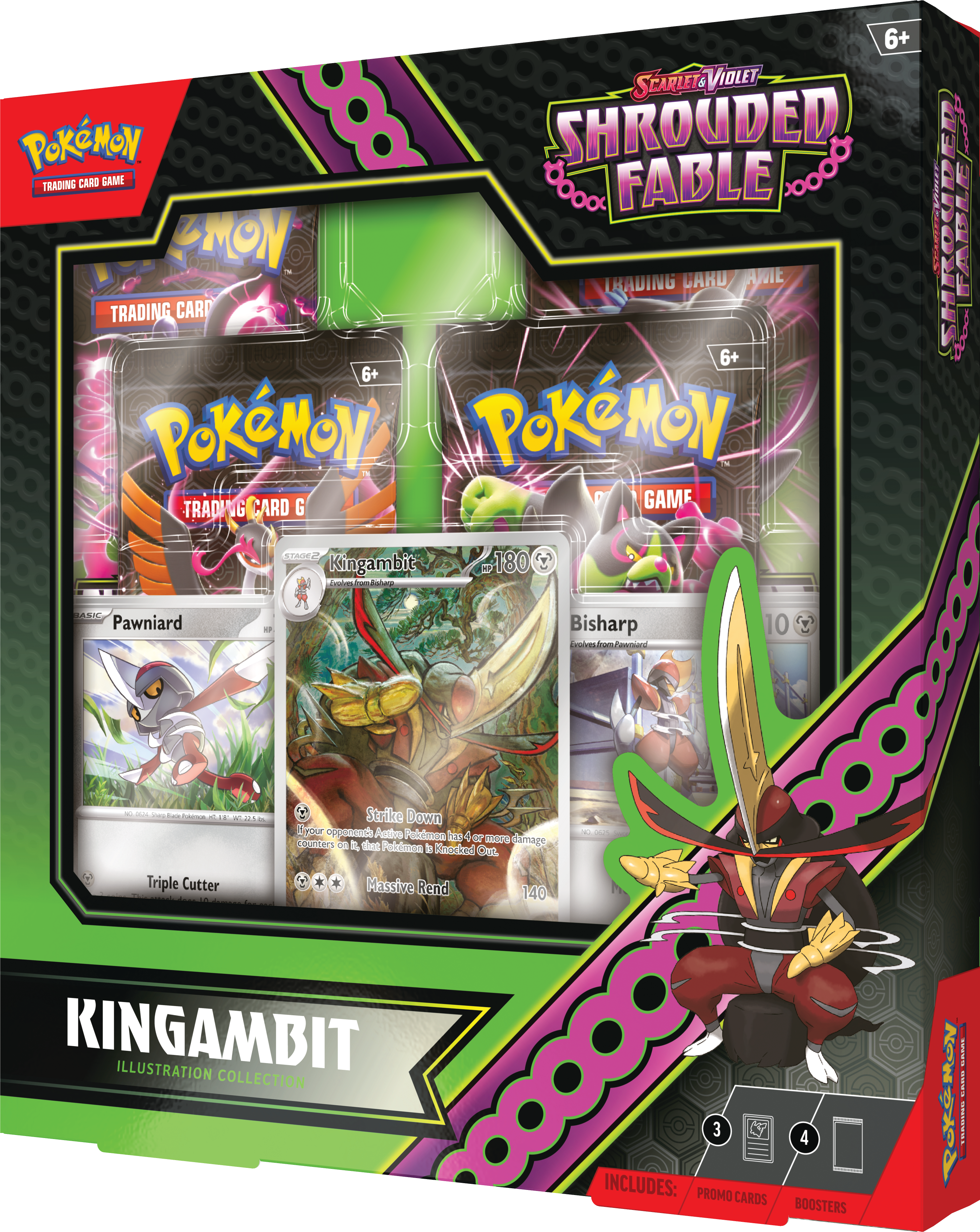 Pokemon Trading Card Game: Scarlet and Violet Shrouded Fable Kingambit Illustration Collection