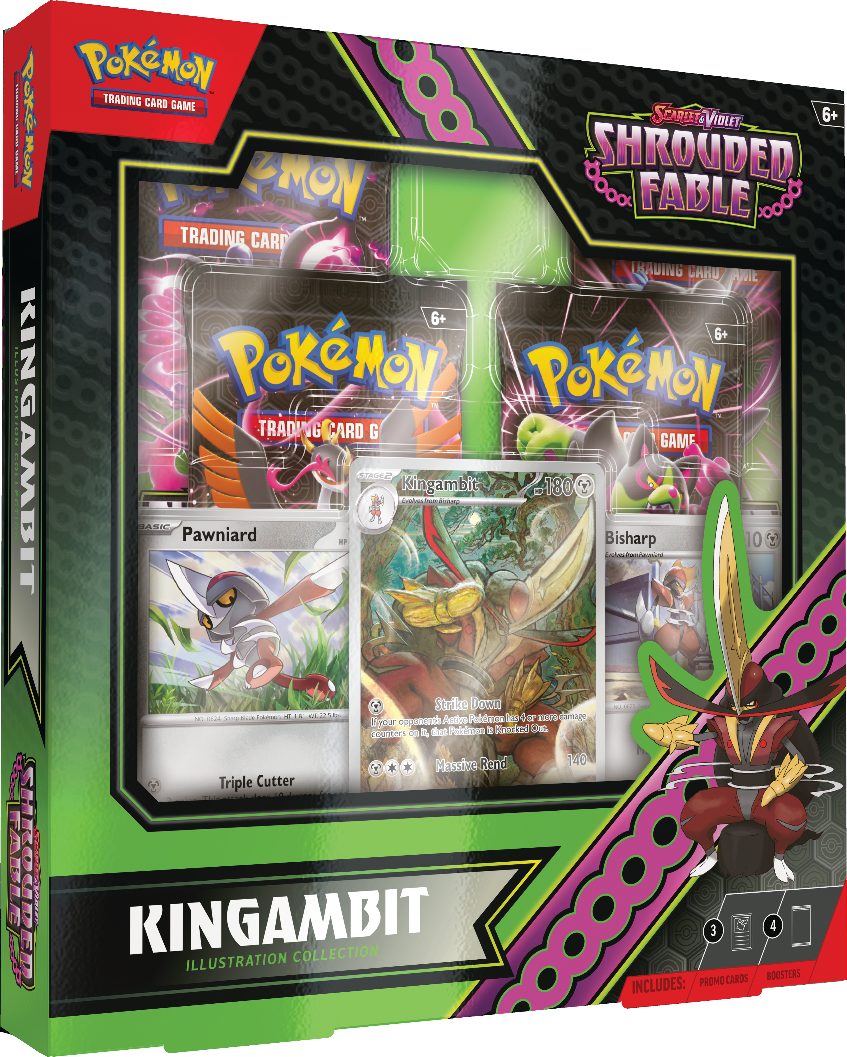 Pokemon Trading Card Game: Scarlet and Violet Shrouded Fable Kingambit Illustration Collection