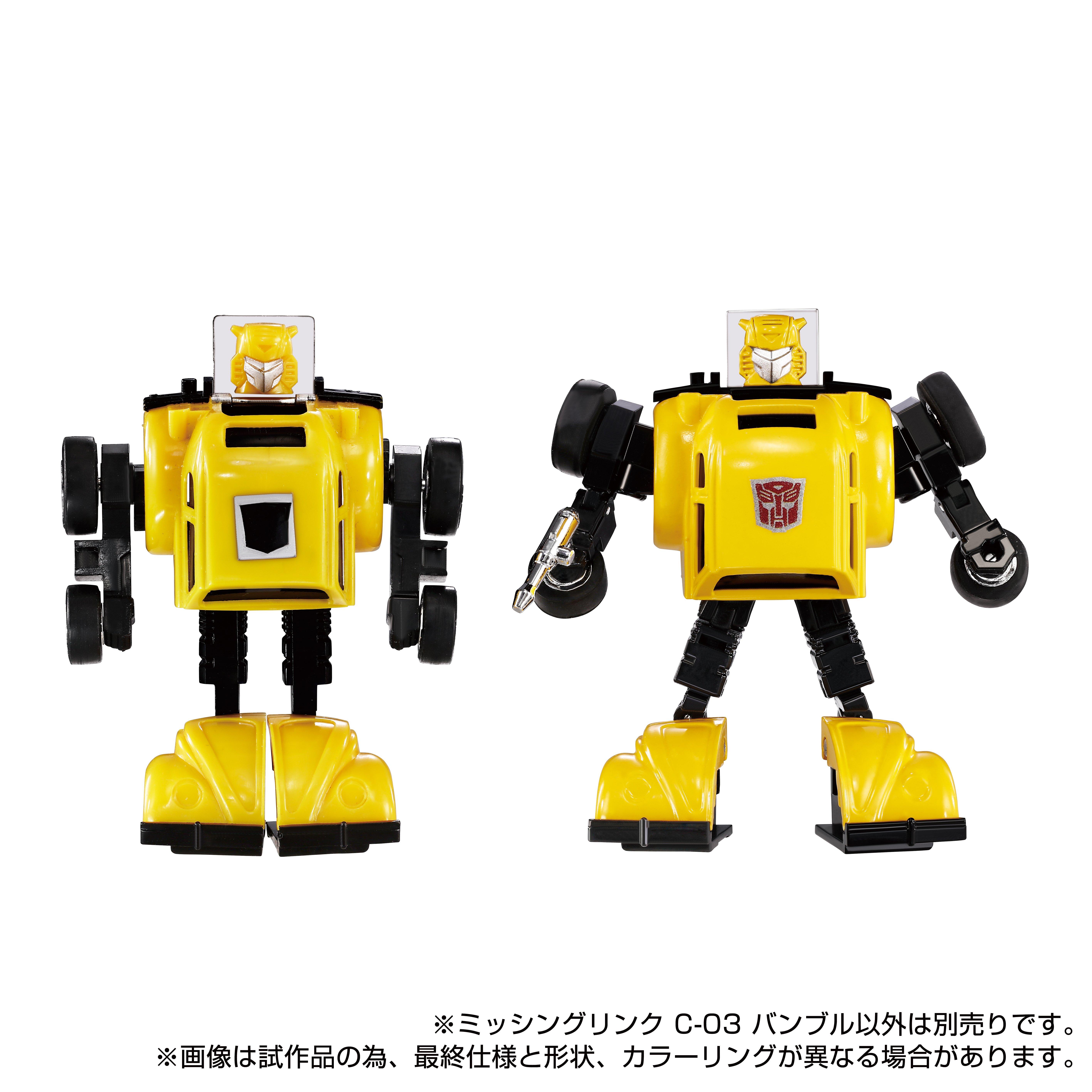 Transformers Takara Tomy Missing Link C-03 Bumblebee Converting 