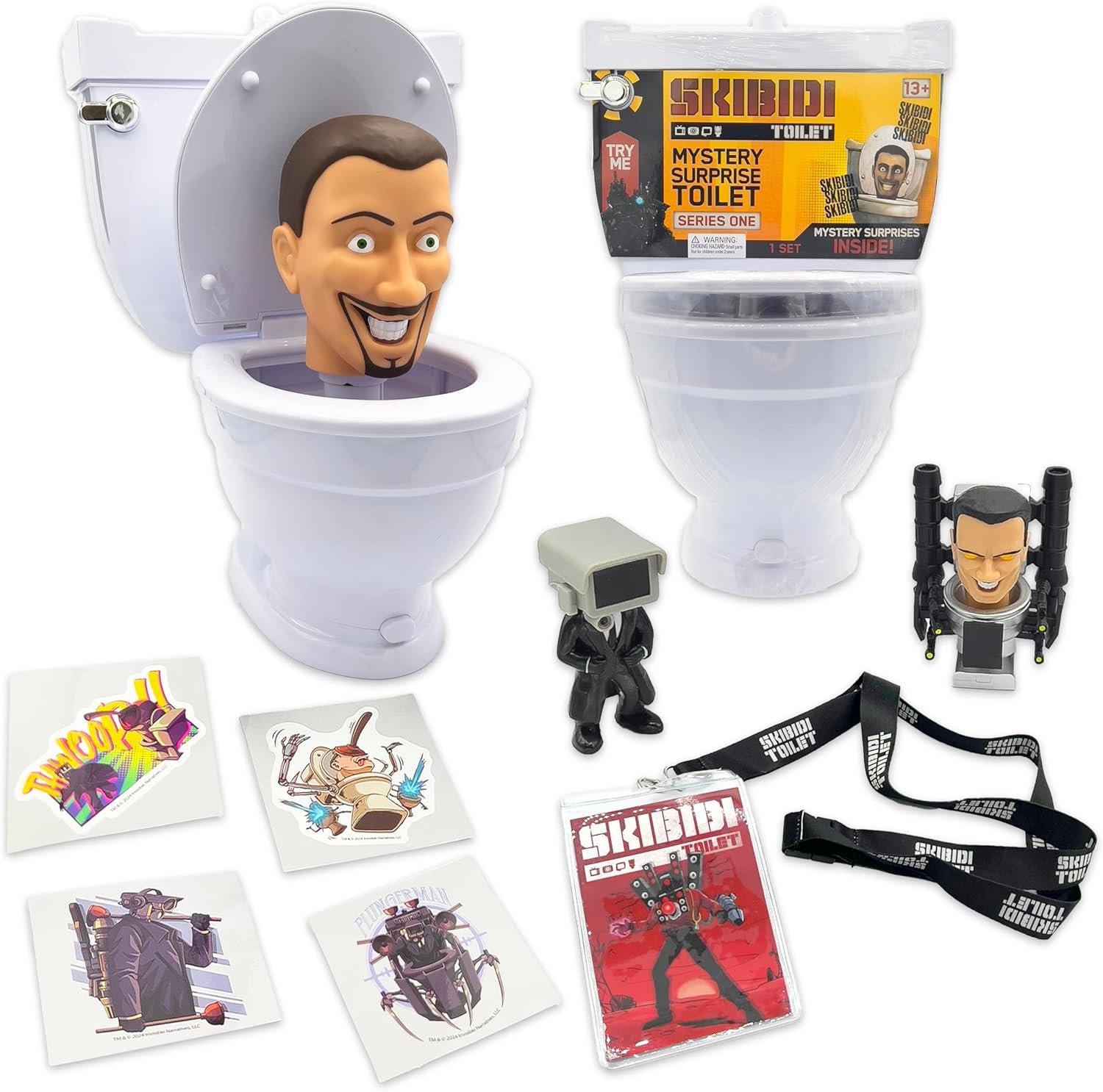 Bonkers Toys Skibidi Toilet Mystery Surprise Toilet Series 1