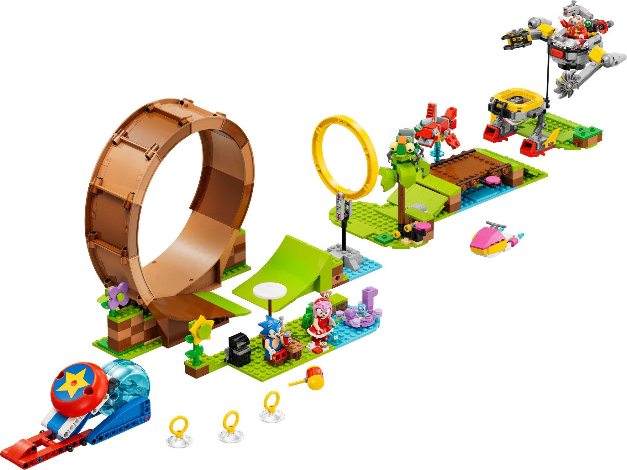 LEGO Sonic the Hedgehog Sonic s Green Hill Zone Loop Challenge 76994 GameStop