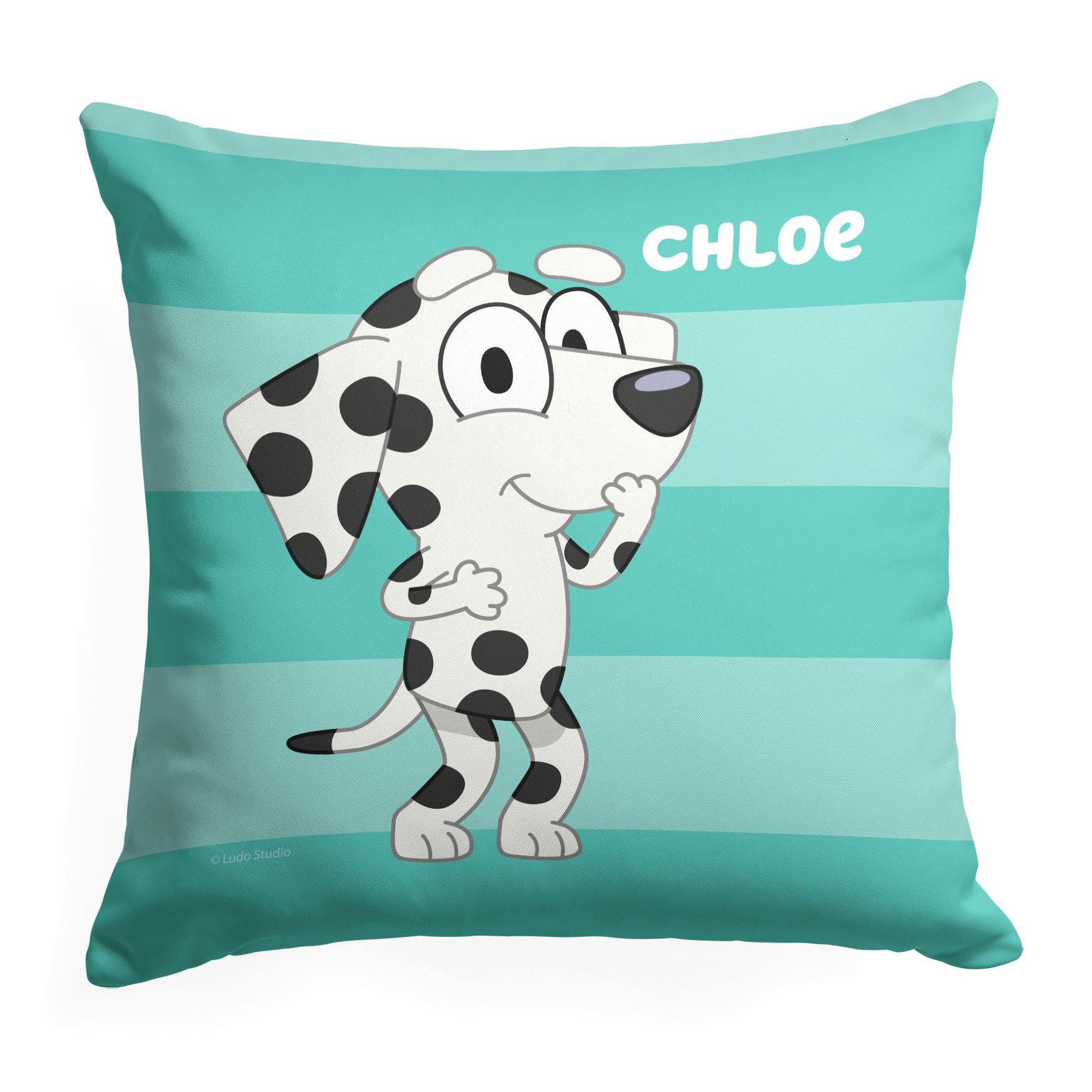 Bluey Roll Call Chloe Printed Throw Pillow
